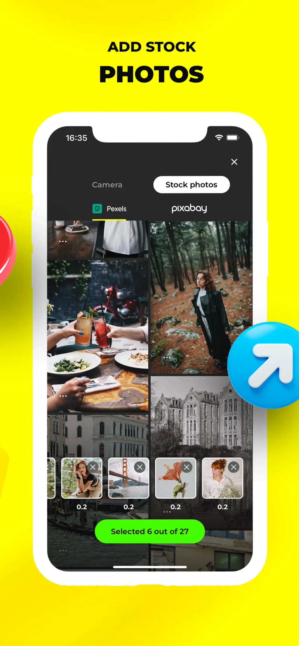 Reelsapp: reel & video editor App Store screenshot 5