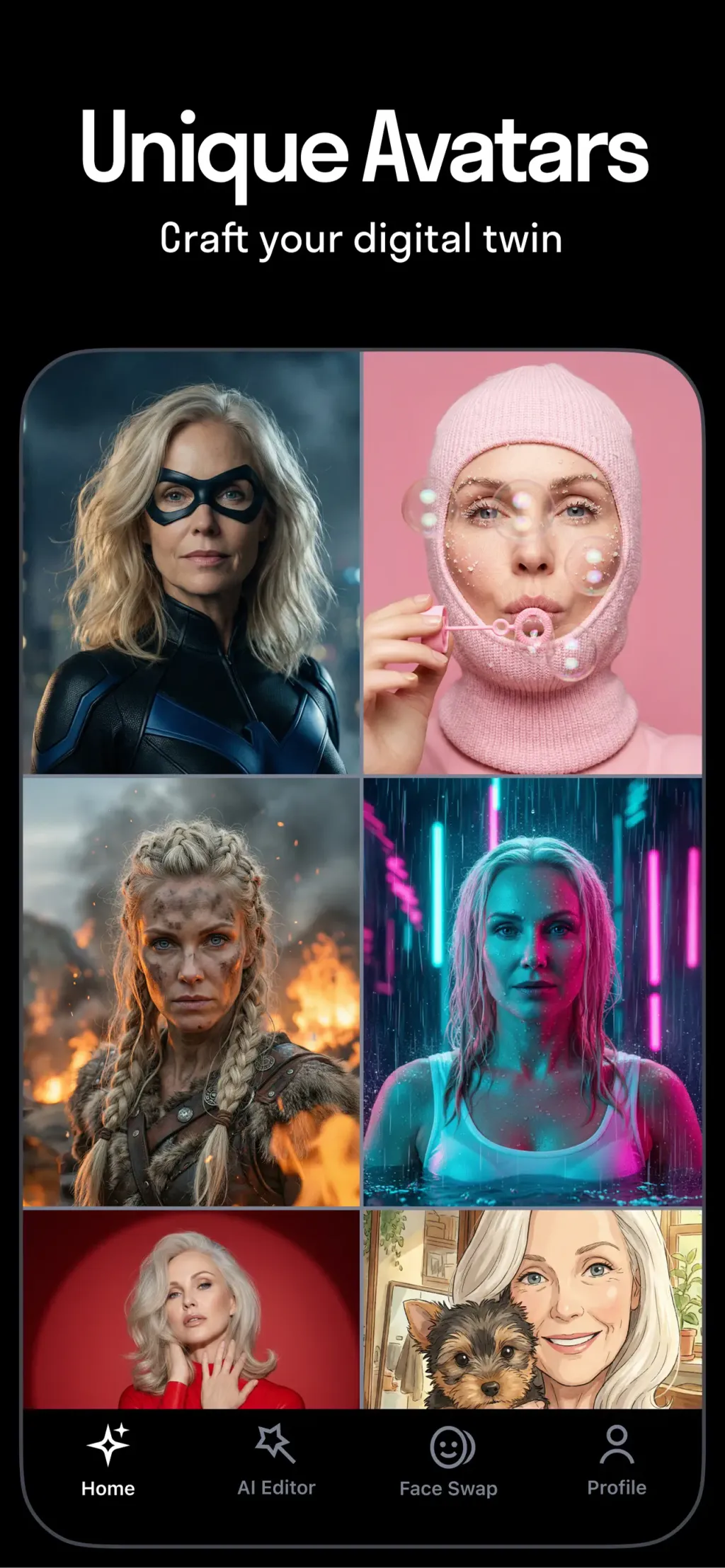 Reface: Face Edit AI Photo App screenshot 1