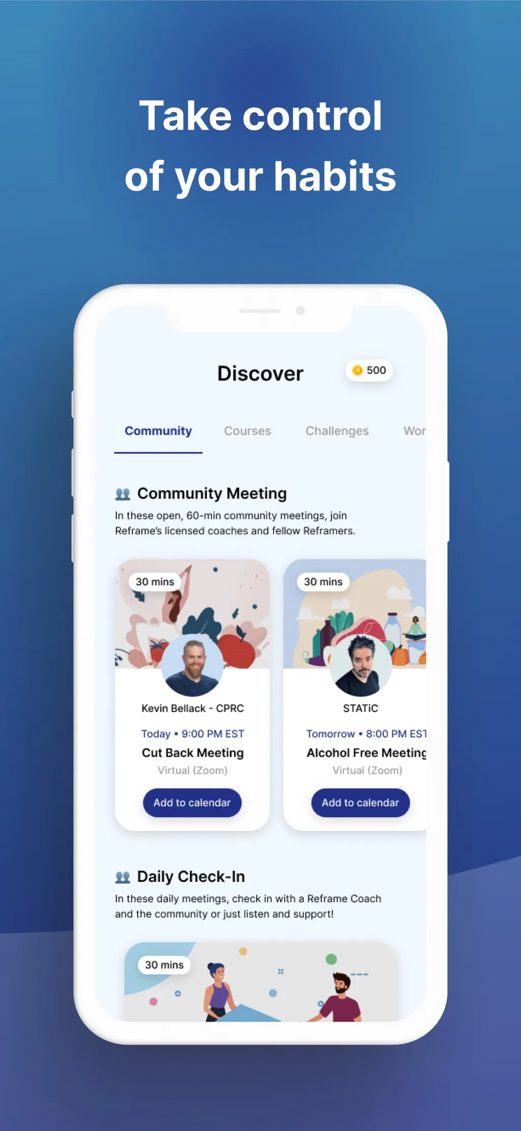 Reframe: Drink Less & Thrive App Store screenshot 9
