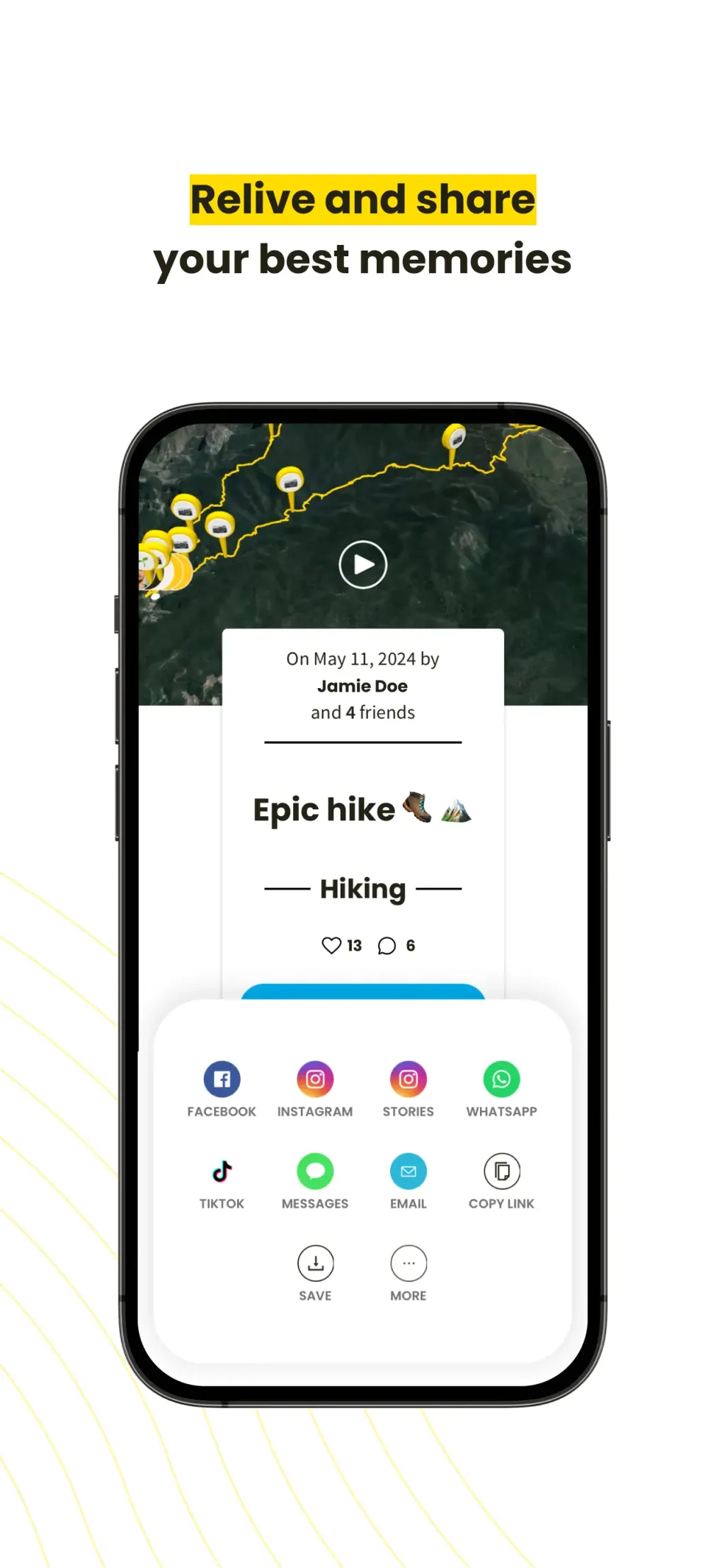 Relive: Hike & Ride Memories App Store screenshot 5