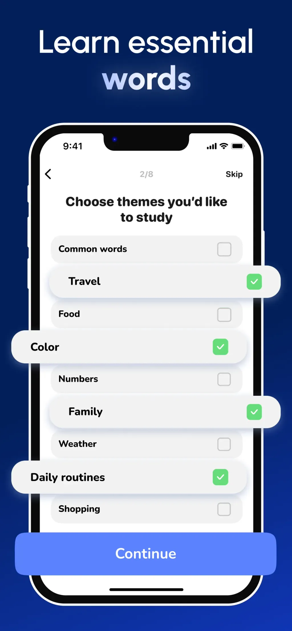 Remember Vocabulary Flashcards App Store screenshot 5