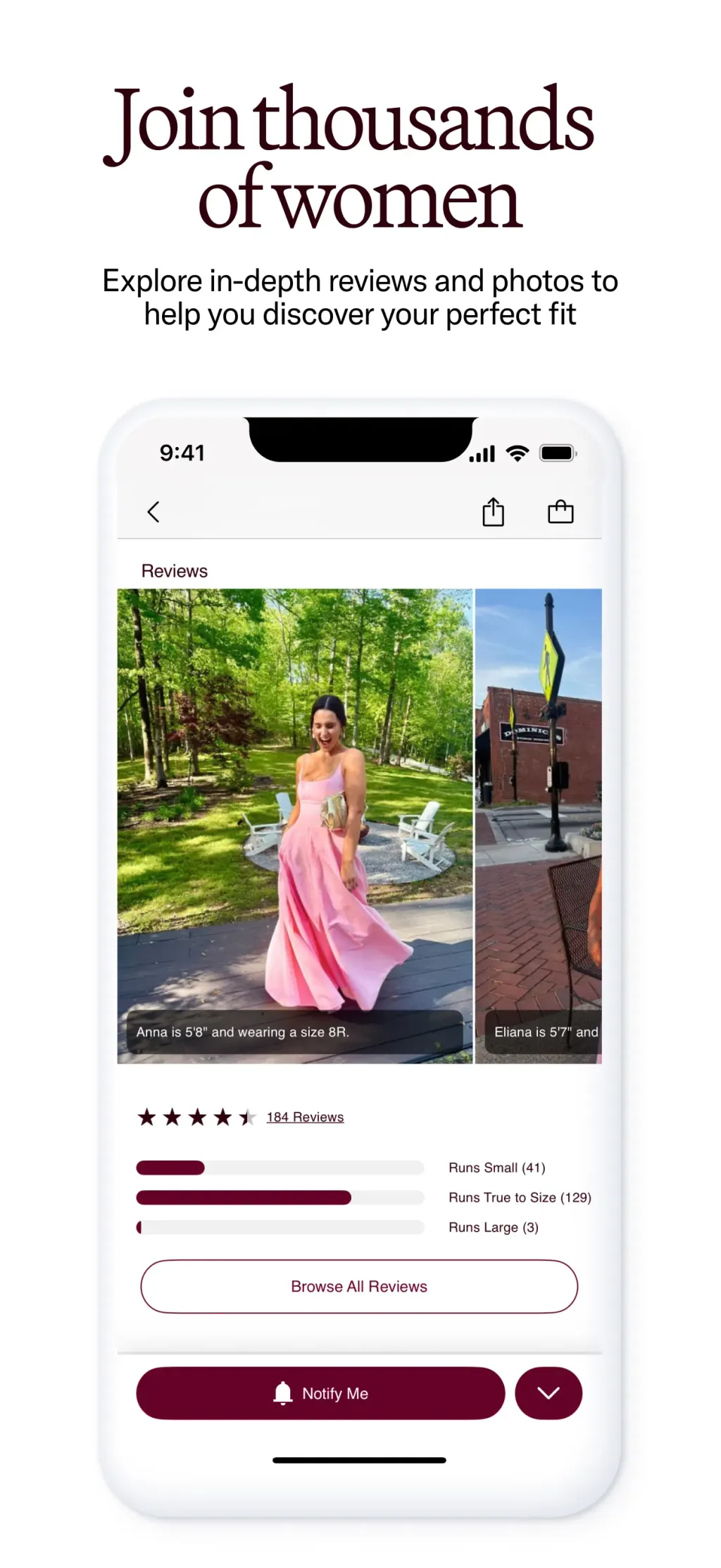 Rent the Runway (RTR) App Store screenshot 4