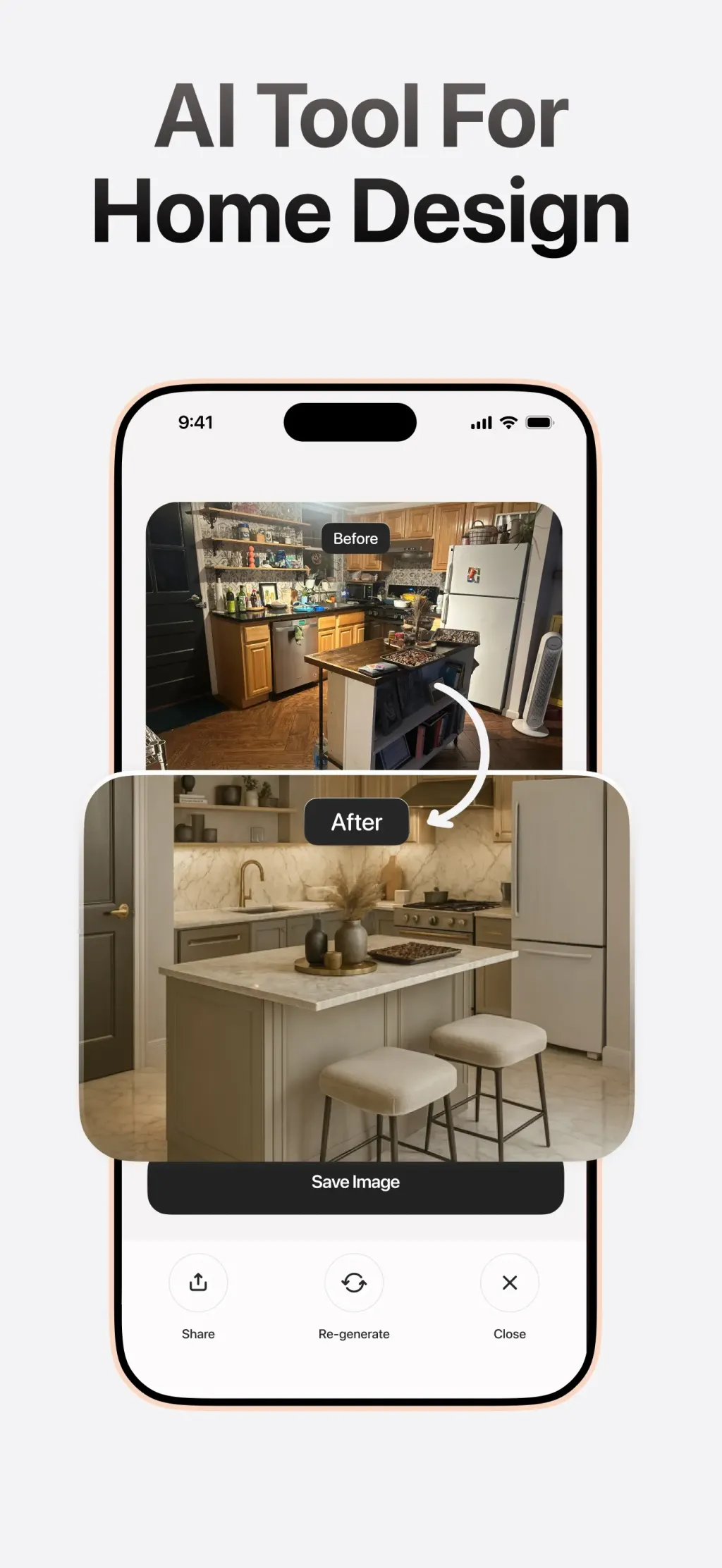 ReRoom AI: Interior Design App Store screenshot 1