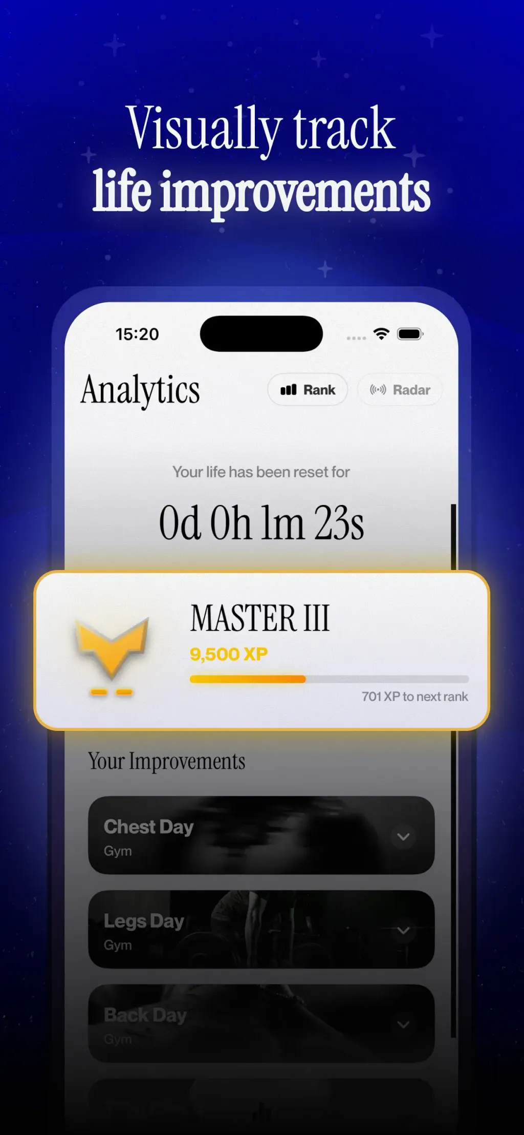 Reset - Reset Your Life App Store screenshot 3