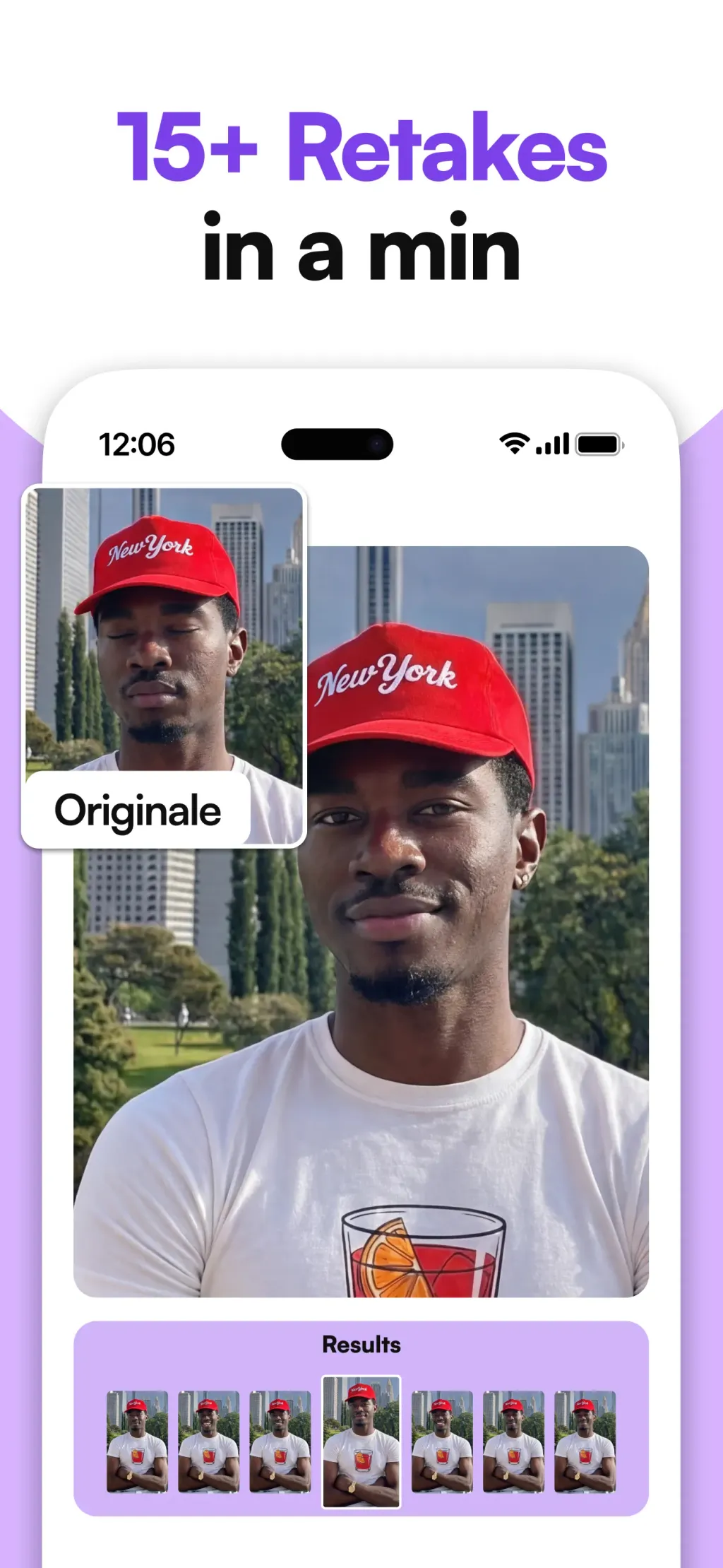 Retake AI Face & Selfie Editor App Store screenshot 6