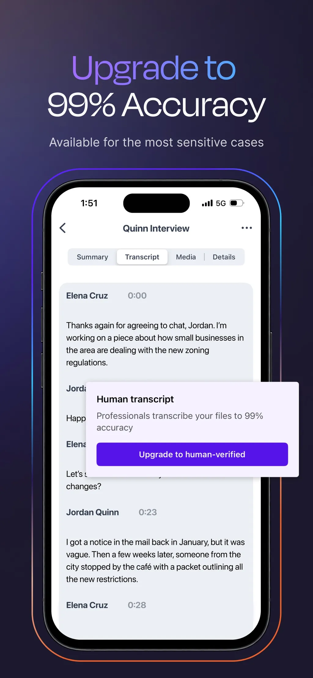 Rev: Record & Transcribe App Store screenshot 5