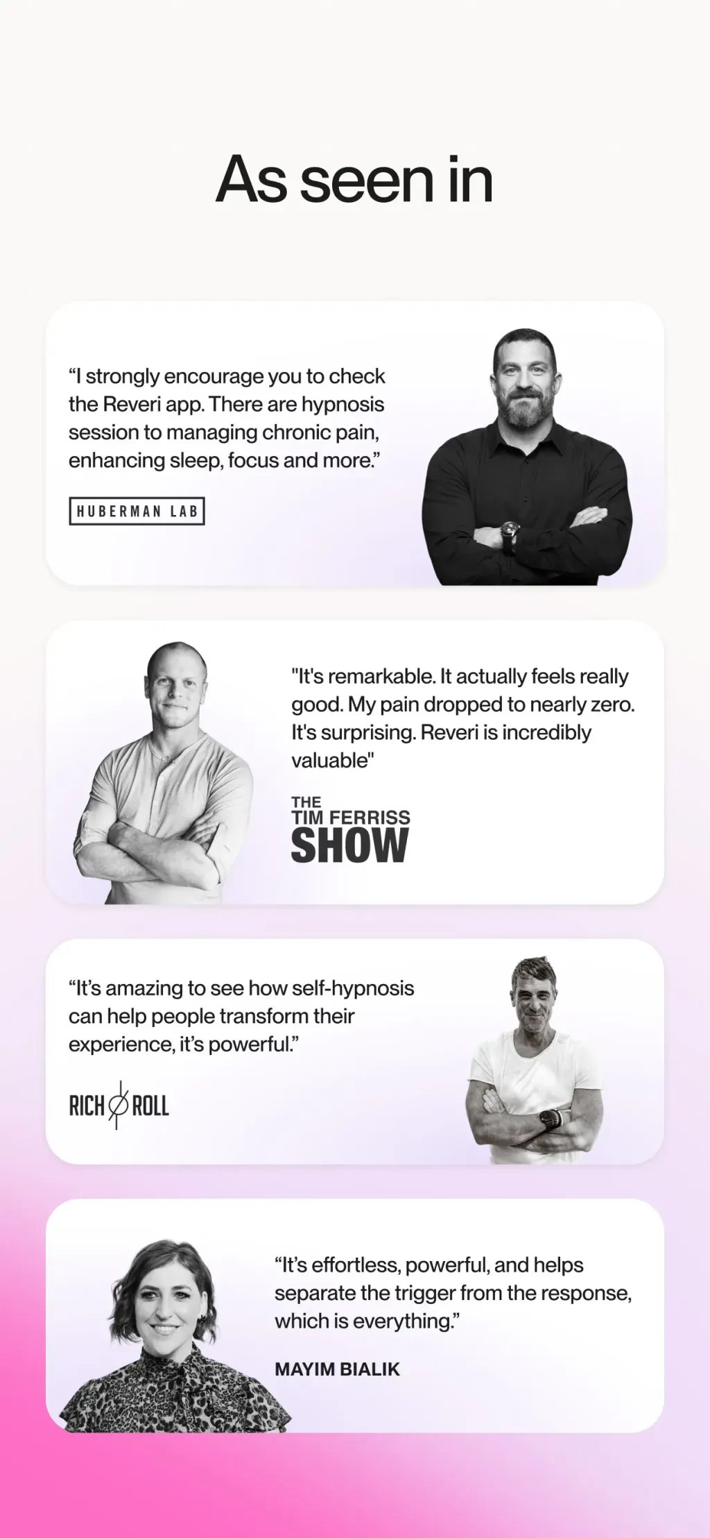 Reveri: Relief in Minutes App Store screenshot 6