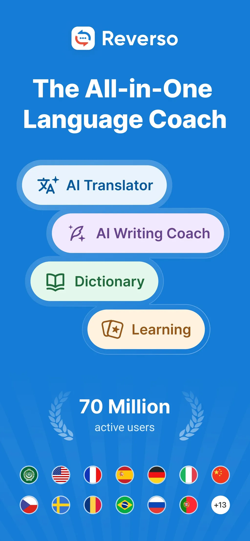 Reverso translate and learn App Store screenshot 1