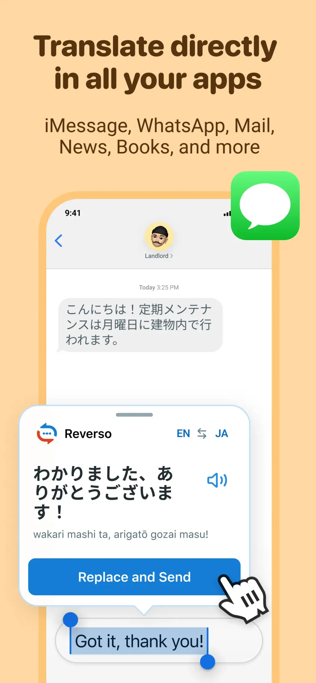 Reverso translate and learn App Store screenshot 3