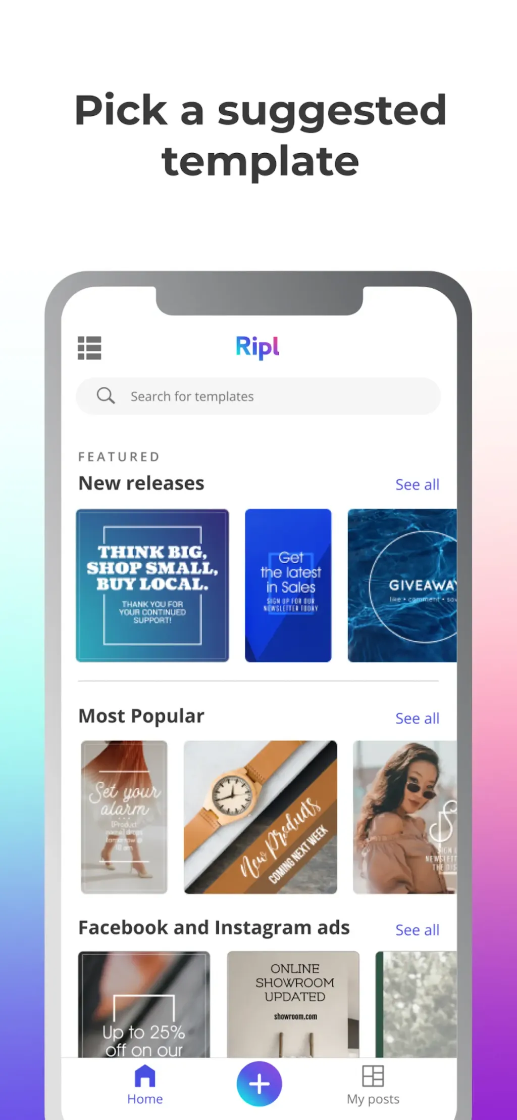 Ripl: Social Media Marketing App Store screenshot 4