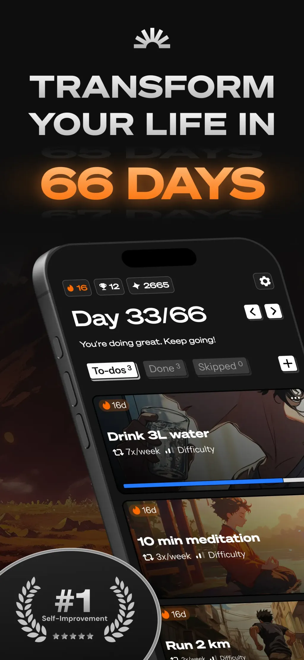 Life Reset: 66 Day Habit screenshot 1