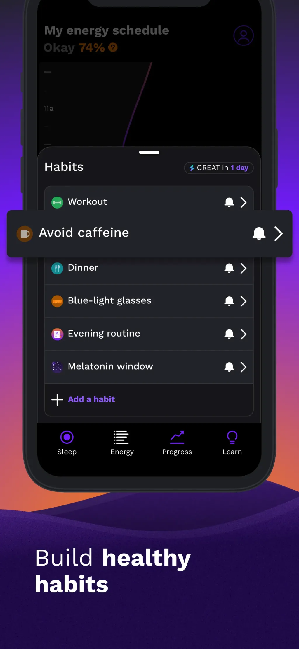 RISE: Sleep Tracker screenshot 1