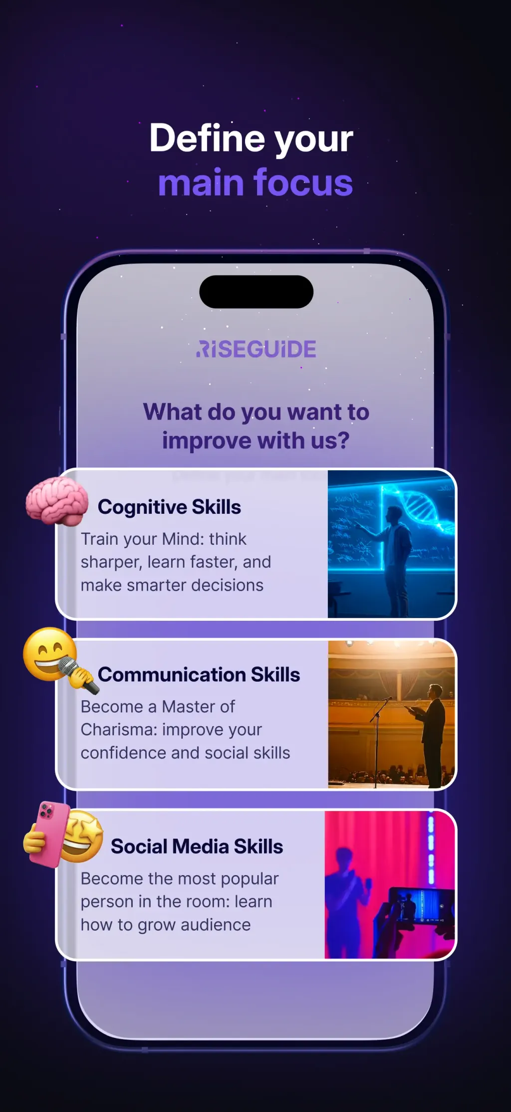 RiseGuide: Top Expert Insights App Store screenshot 2