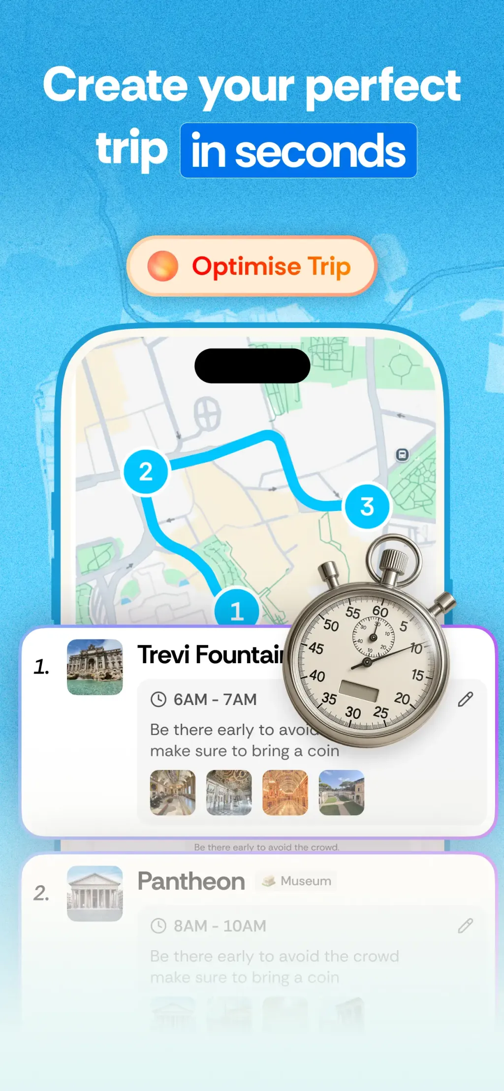 Roamy: Save Spot & Plan Trips App Store screenshot 3