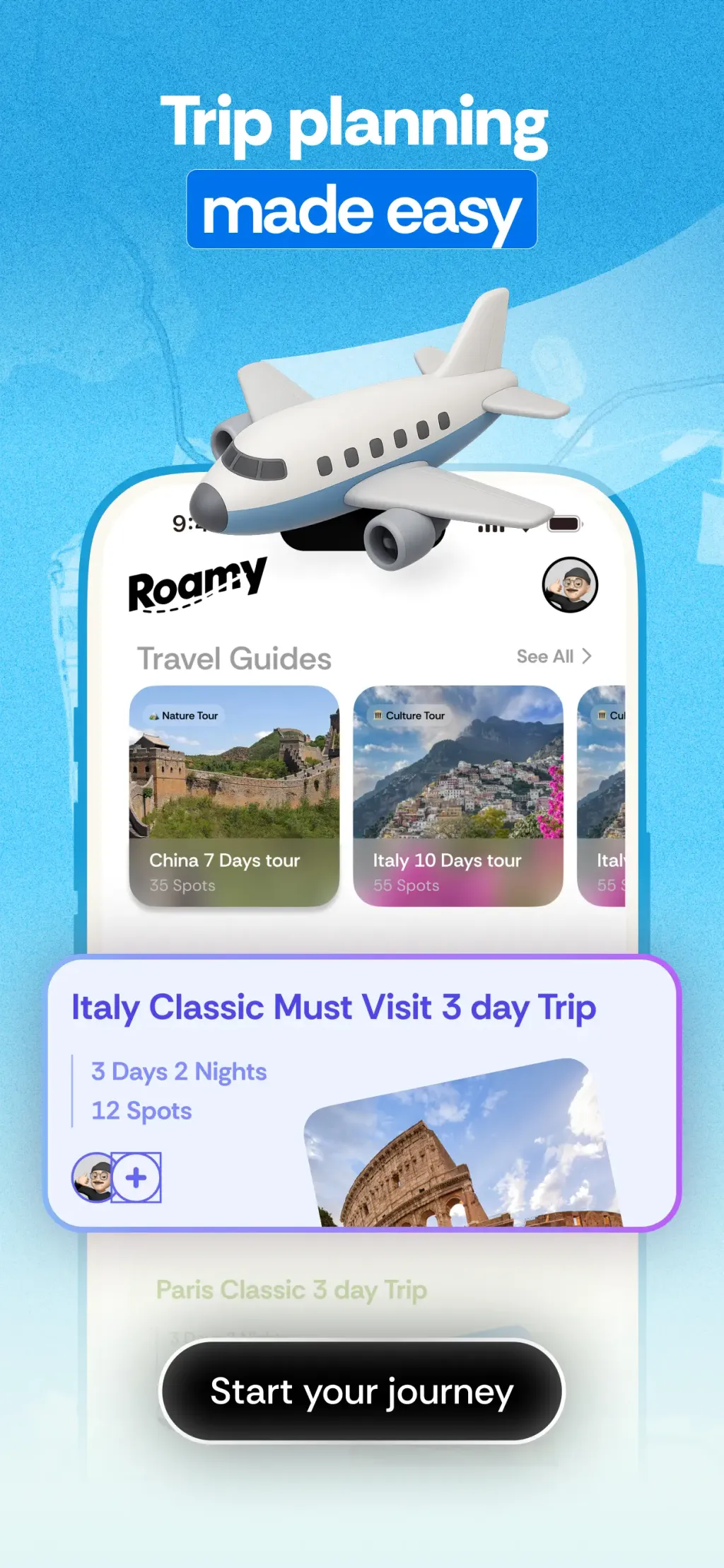 Roamy: Save Spot & Plan Trips screenshot 1