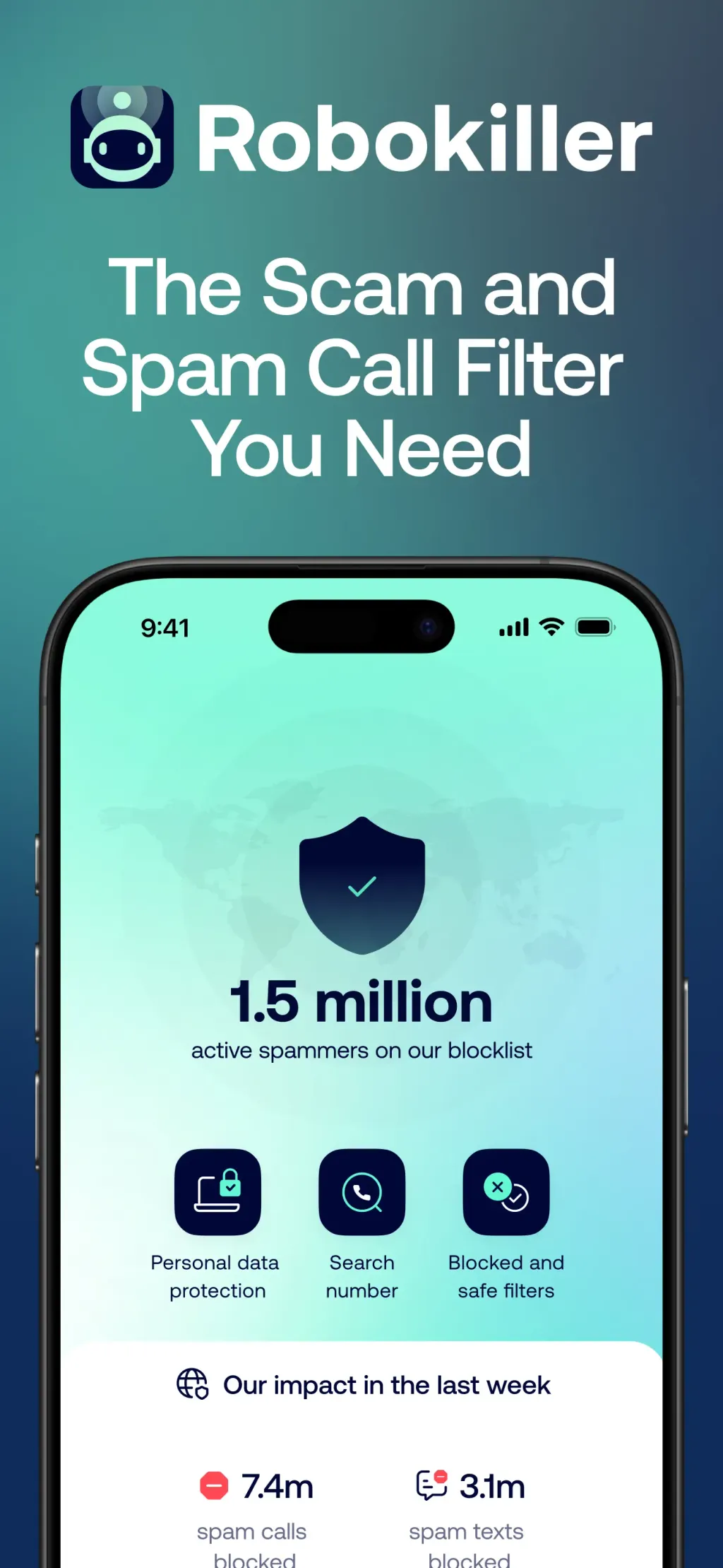 Robokiller: Spam Call Blocker screenshot 1