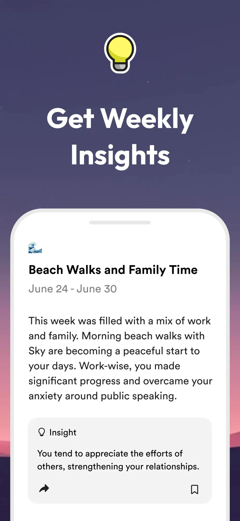 Rosebud: AI Journal & Diary App Store screenshot 5
