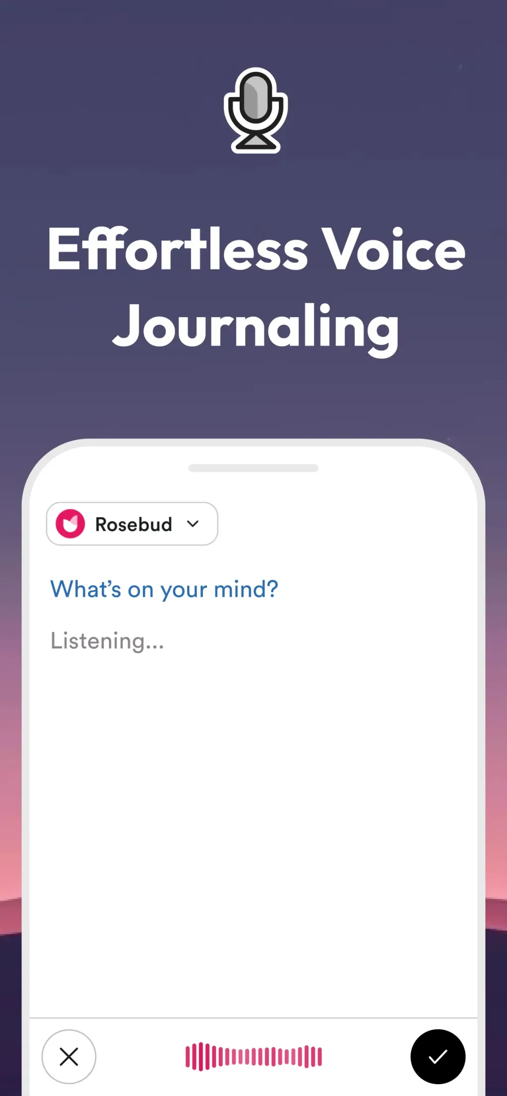 Rosebud: AI Journal & Diary App Store screenshot 6