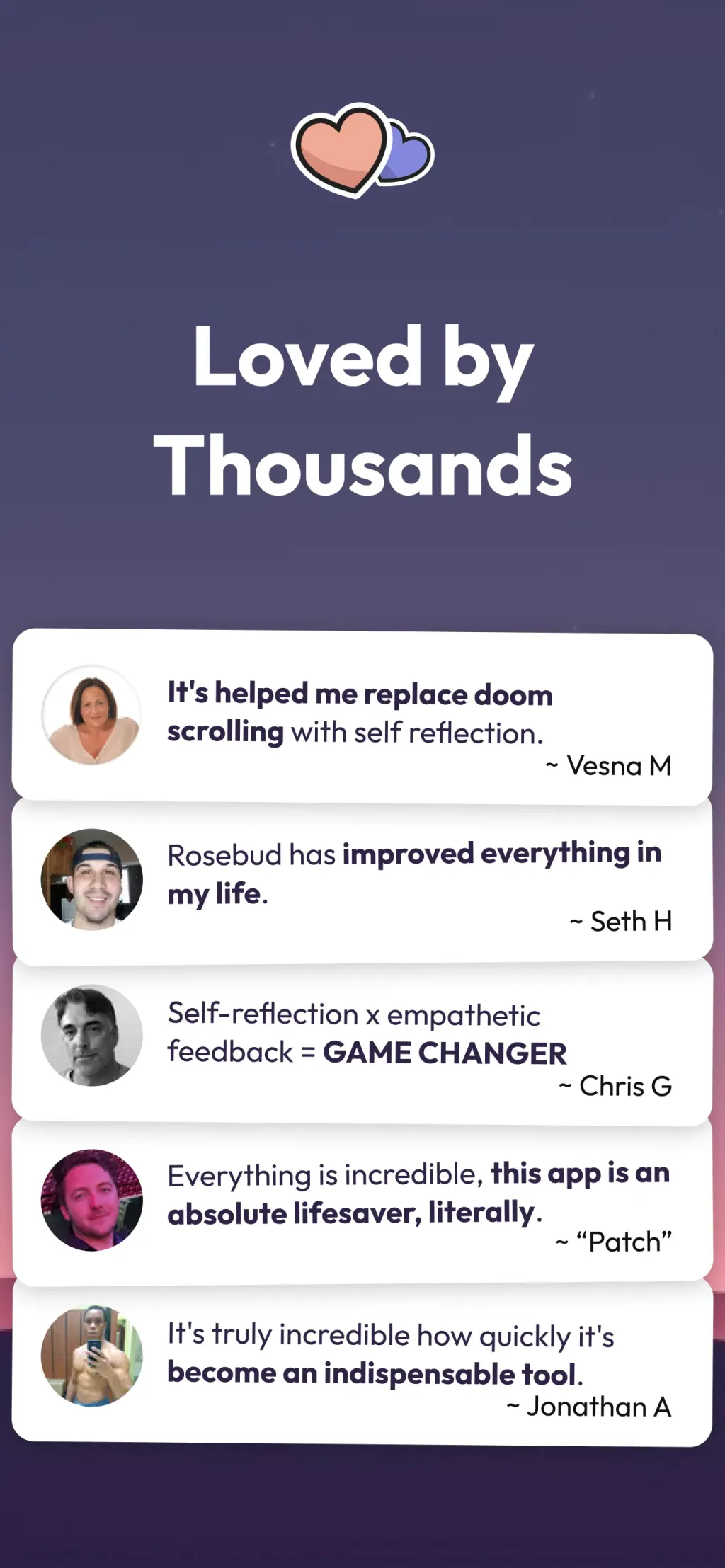 Rosebud: AI Journal & Diary App Store screenshot 8