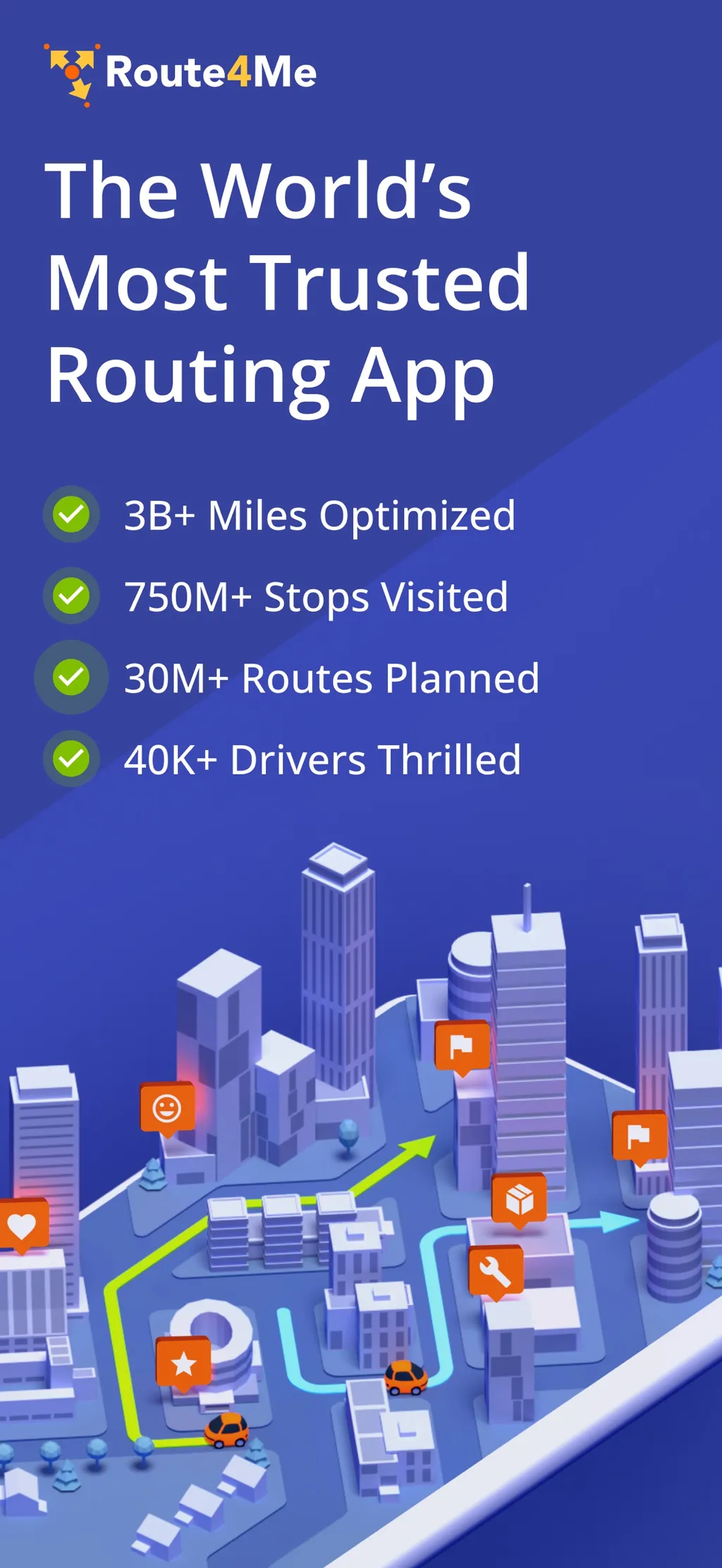 Route4Me Route Planner App Store screenshot 1