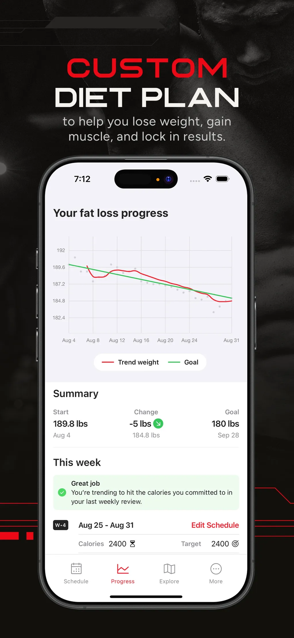 RP Diet Coach & Planner App Store screenshot 2