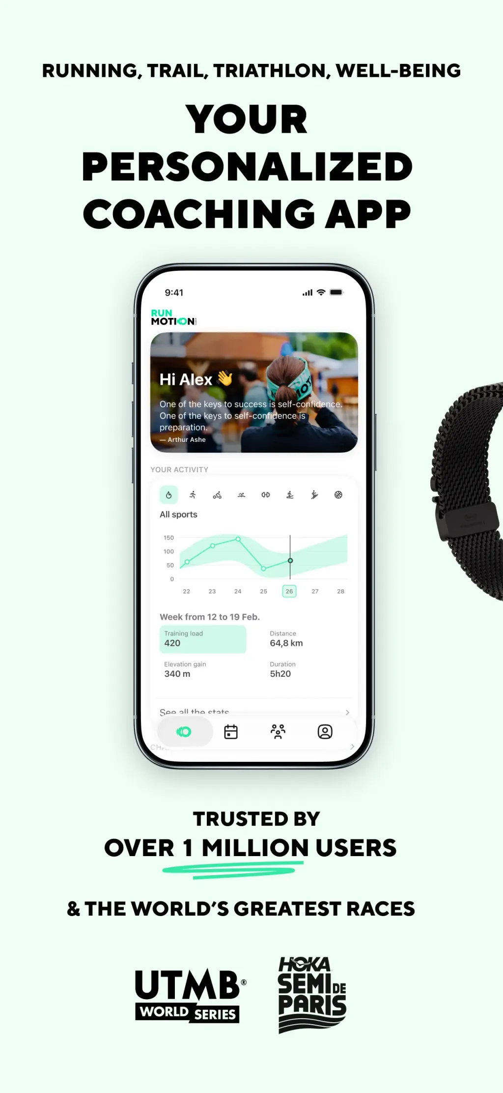 RunMotion - Running Coach App Store screenshot 1