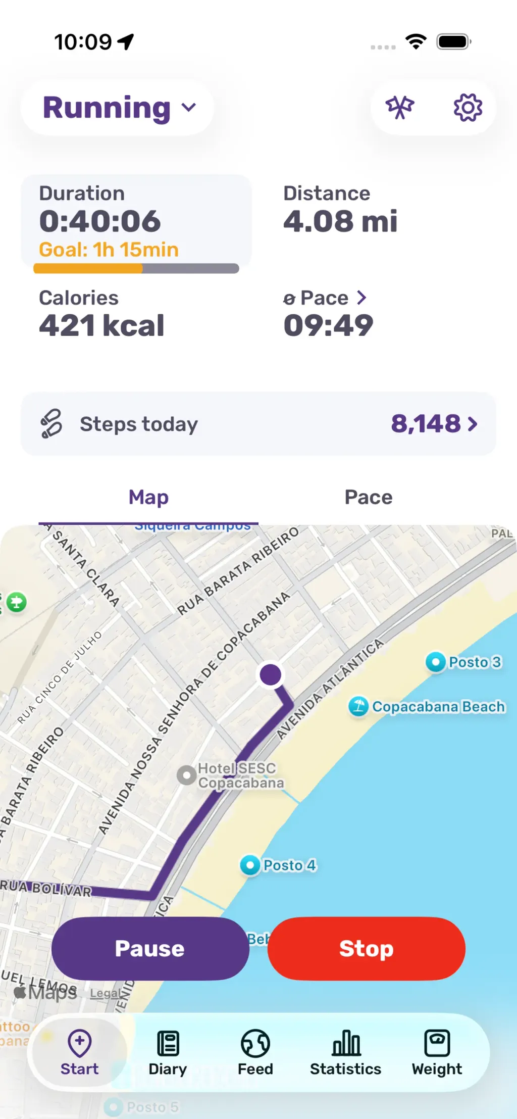 Running Tracker App – FITAPP App Store screenshot 1