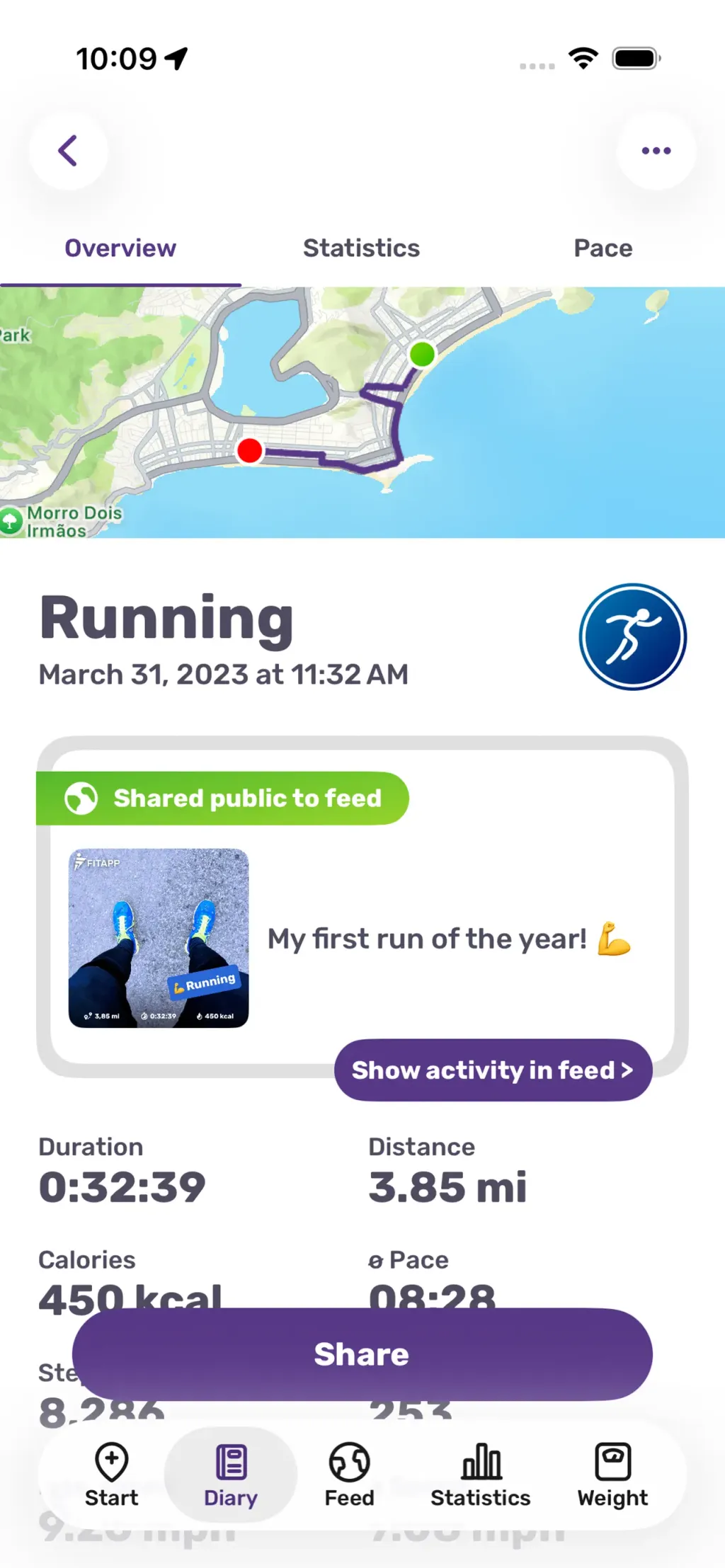 Running Tracker App – FITAPP App Store screenshot 2