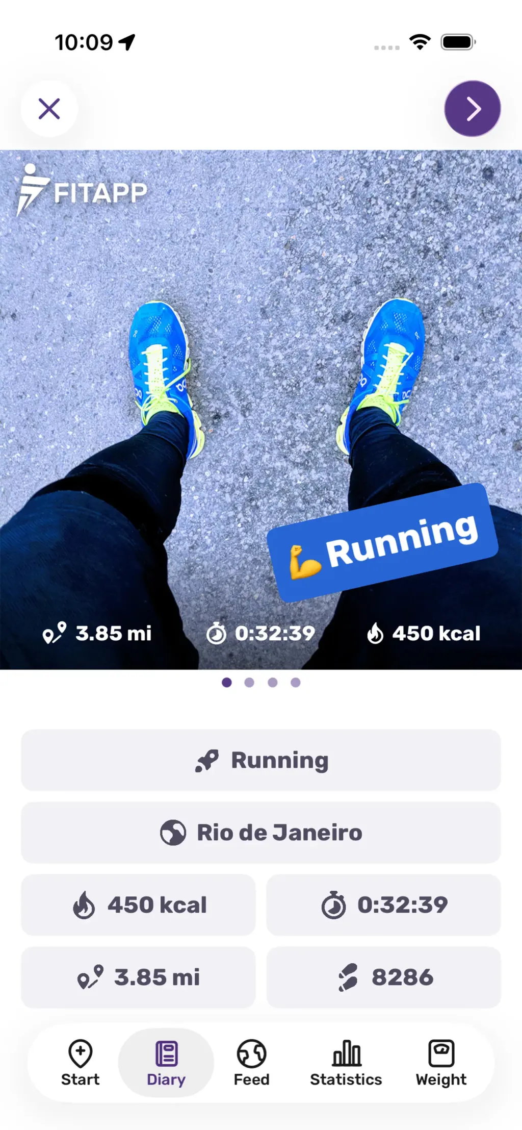 Running Tracker App – FITAPP App Store screenshot 3