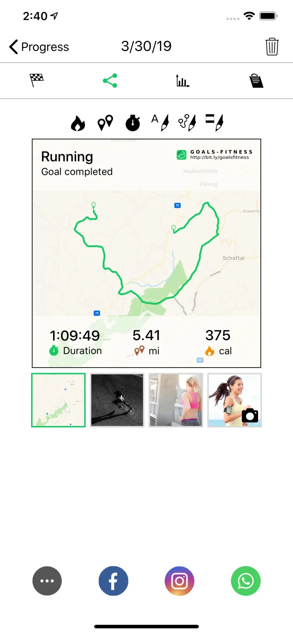 Running Walking Tracker Goals App Store screenshot 10