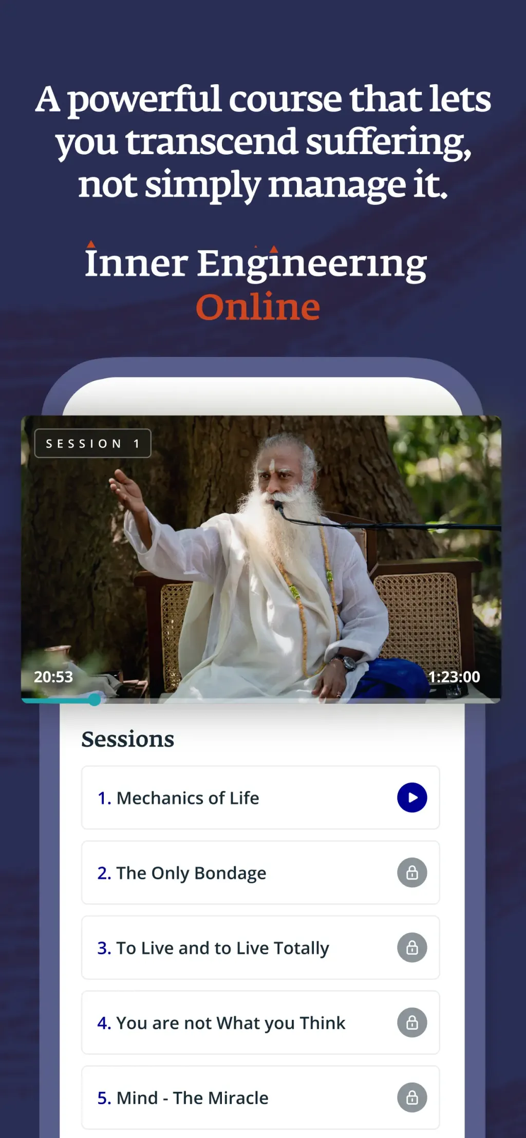 Sadhguru- Yoga & Meditation App Store screenshot 6