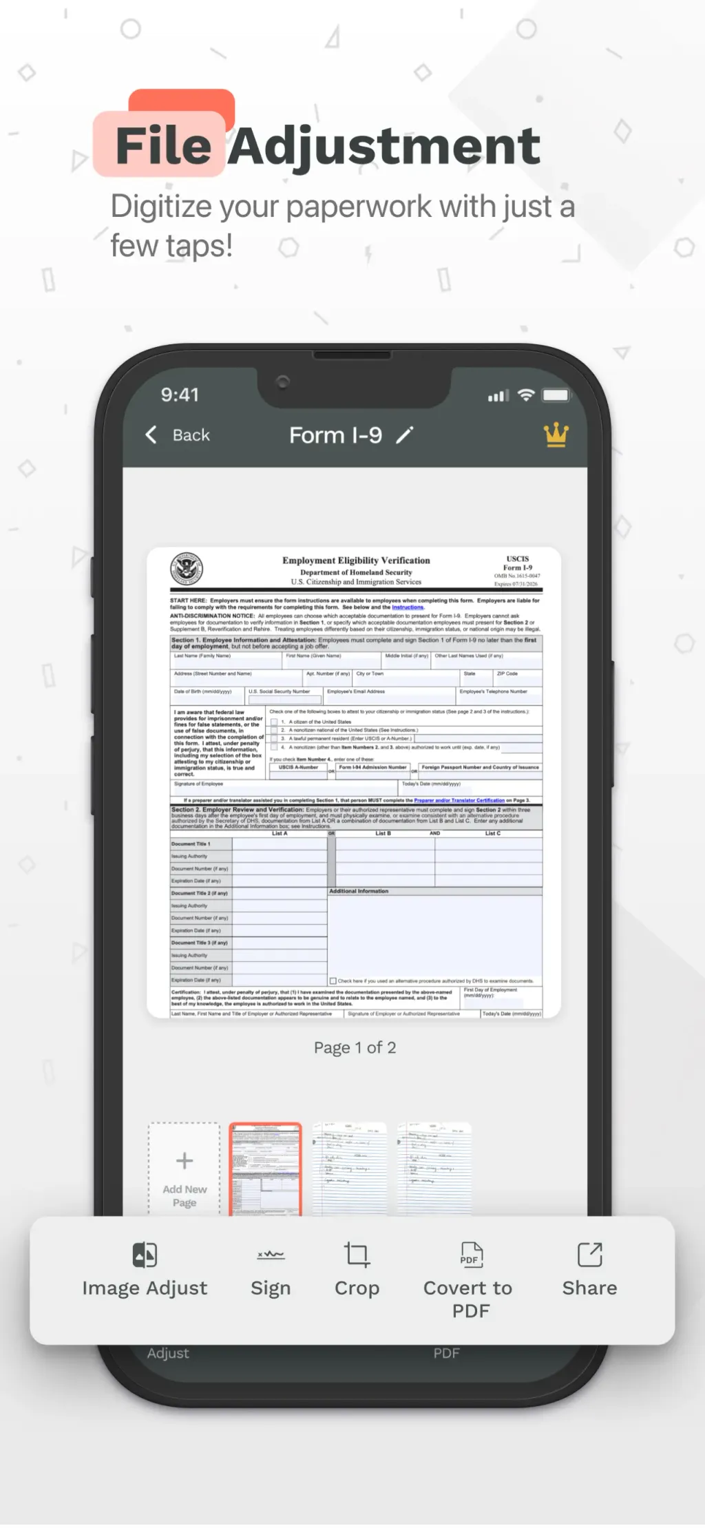 Scan Now: PDF Document Scanner App Store screenshot 1