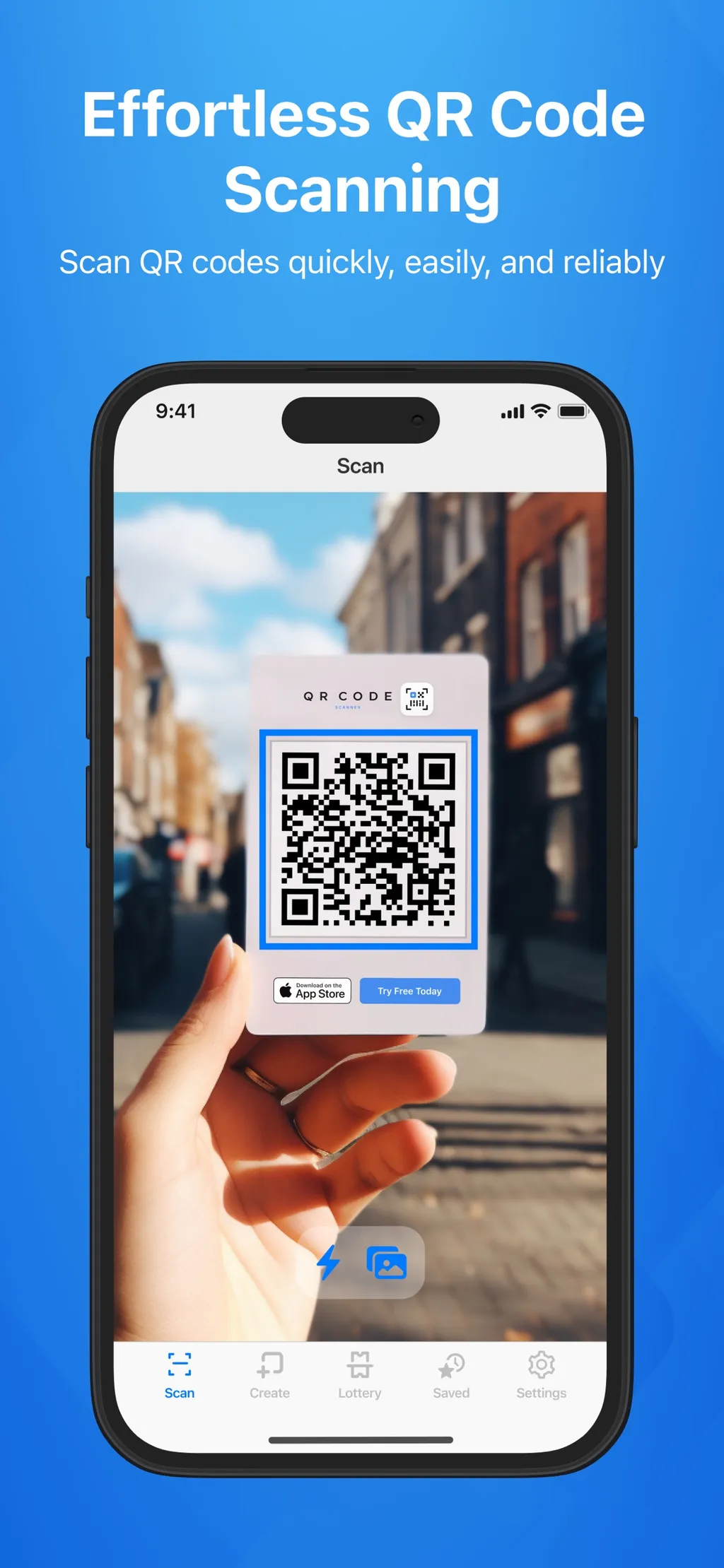 Scan QR Code. App Store screenshot 1