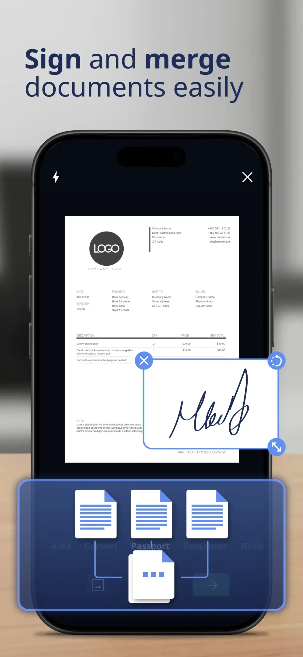 Scan to PDF-Document Scanner App Store screenshot 5