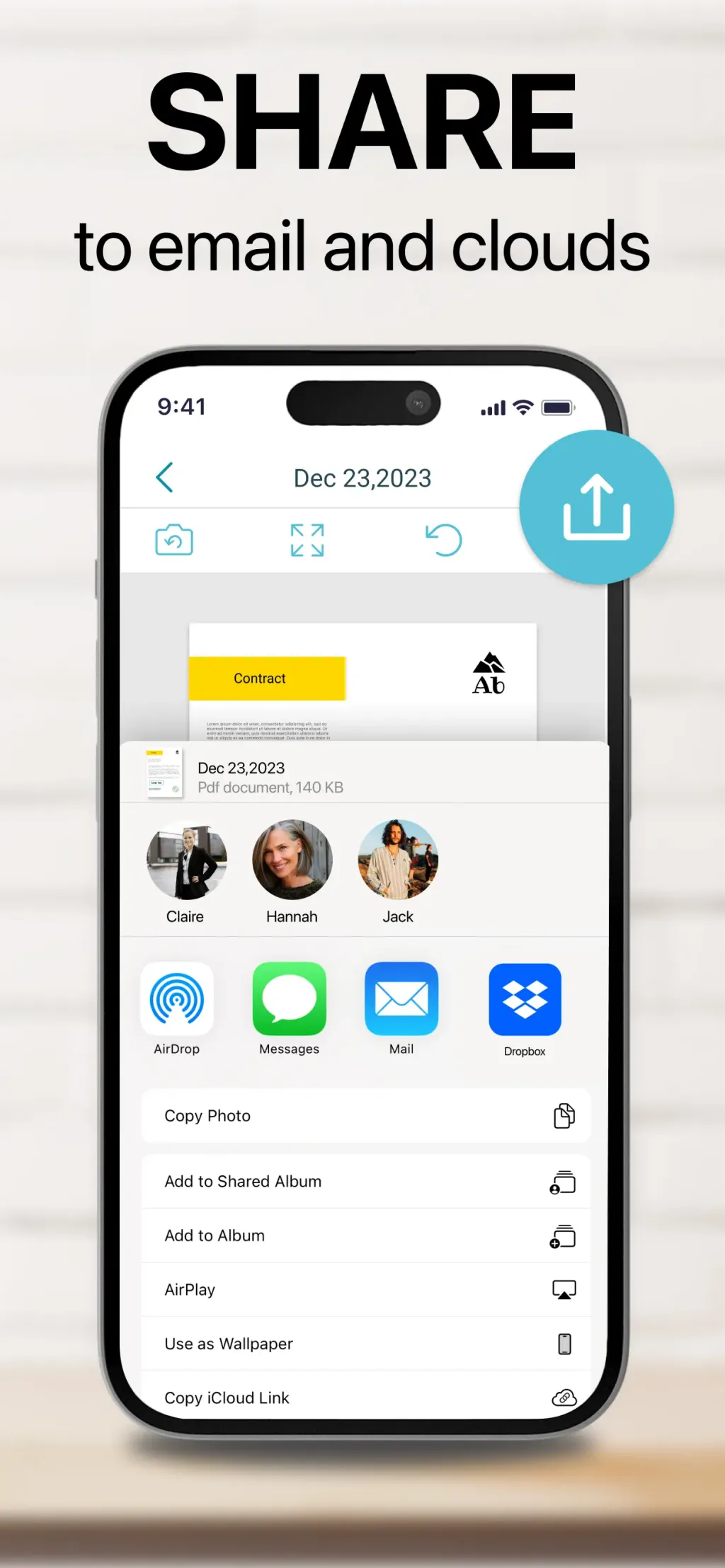 Scan to PDF: Converter Scanner App Store screenshot 4