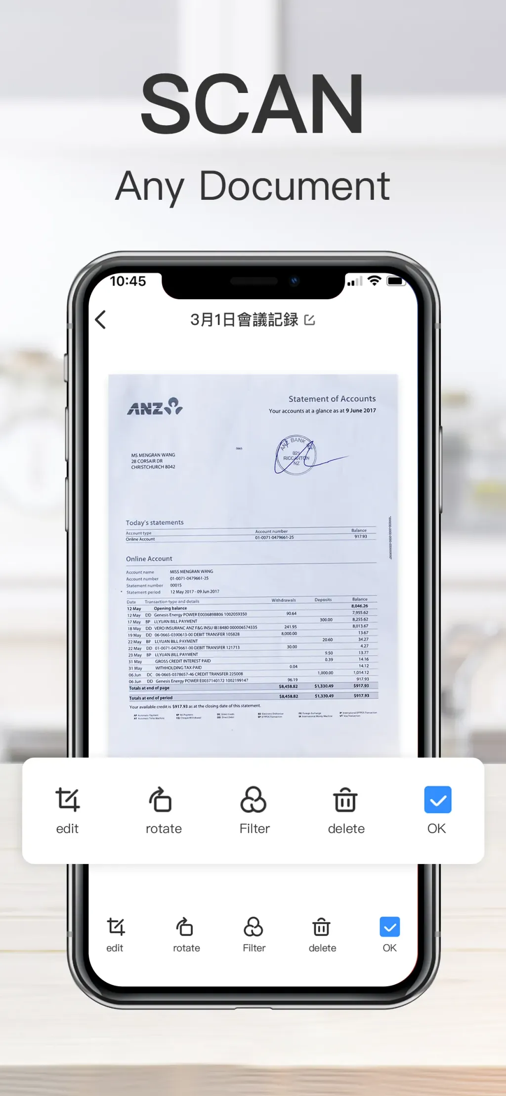 ScanAny-PDF Scanner App screenshot 2