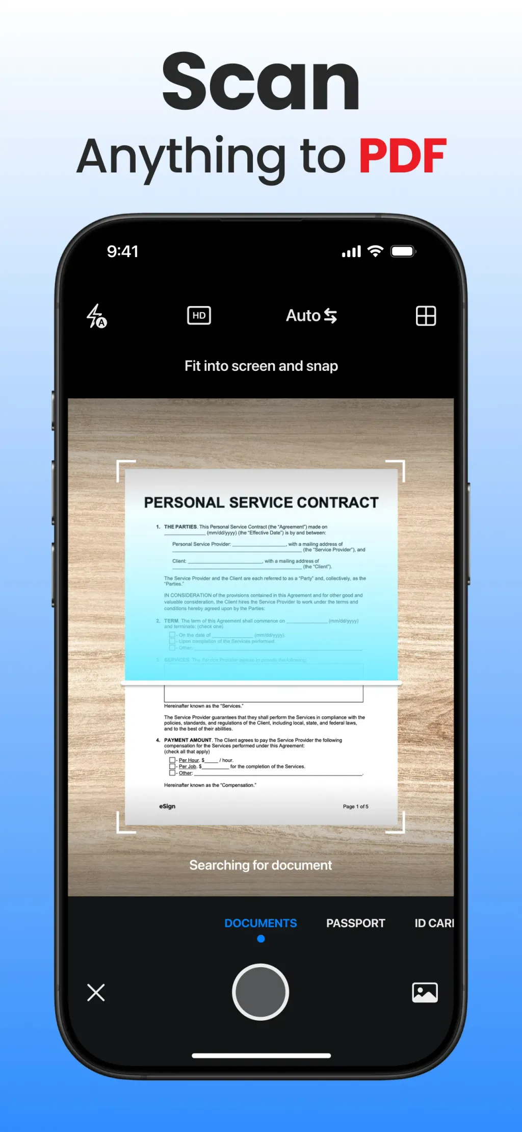 Scanner App - Scan PDF & Docs App Store screenshot 1