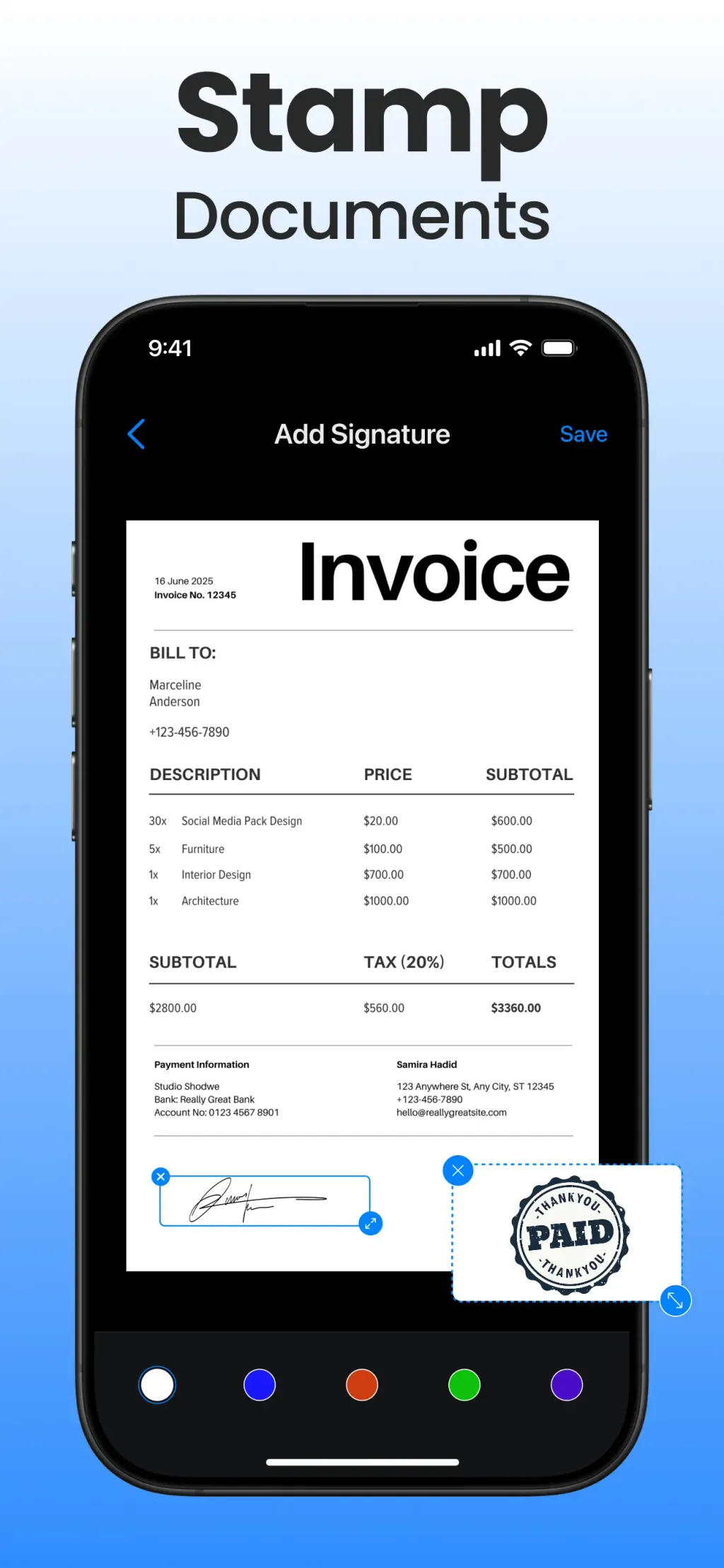Scanner App - Scan PDF & Docs App Store screenshot 9