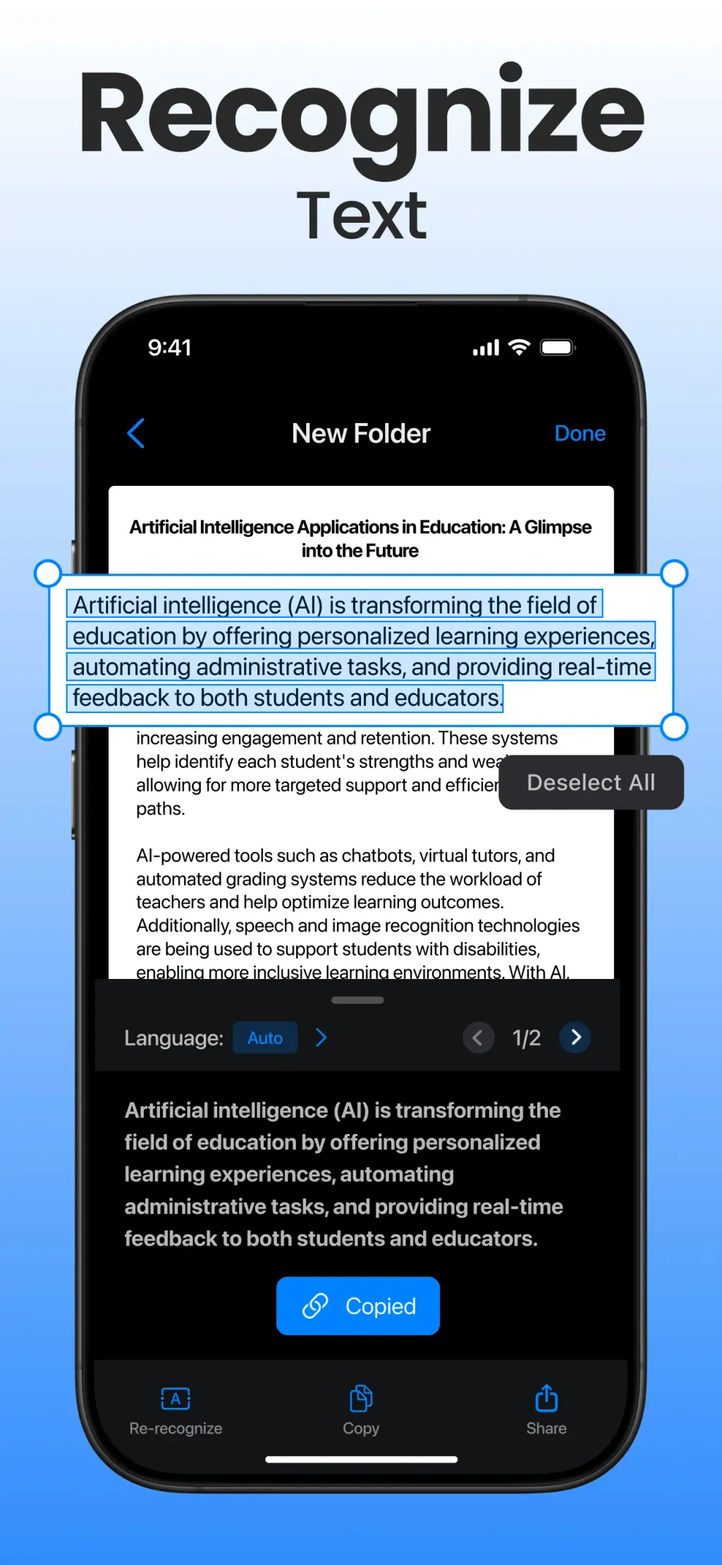 Scanner App - Scan PDF & Docs App Store screenshot 10