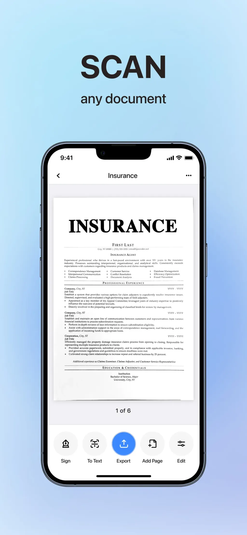 Scanner Doc: Scan PDF Document App Store screenshot 2