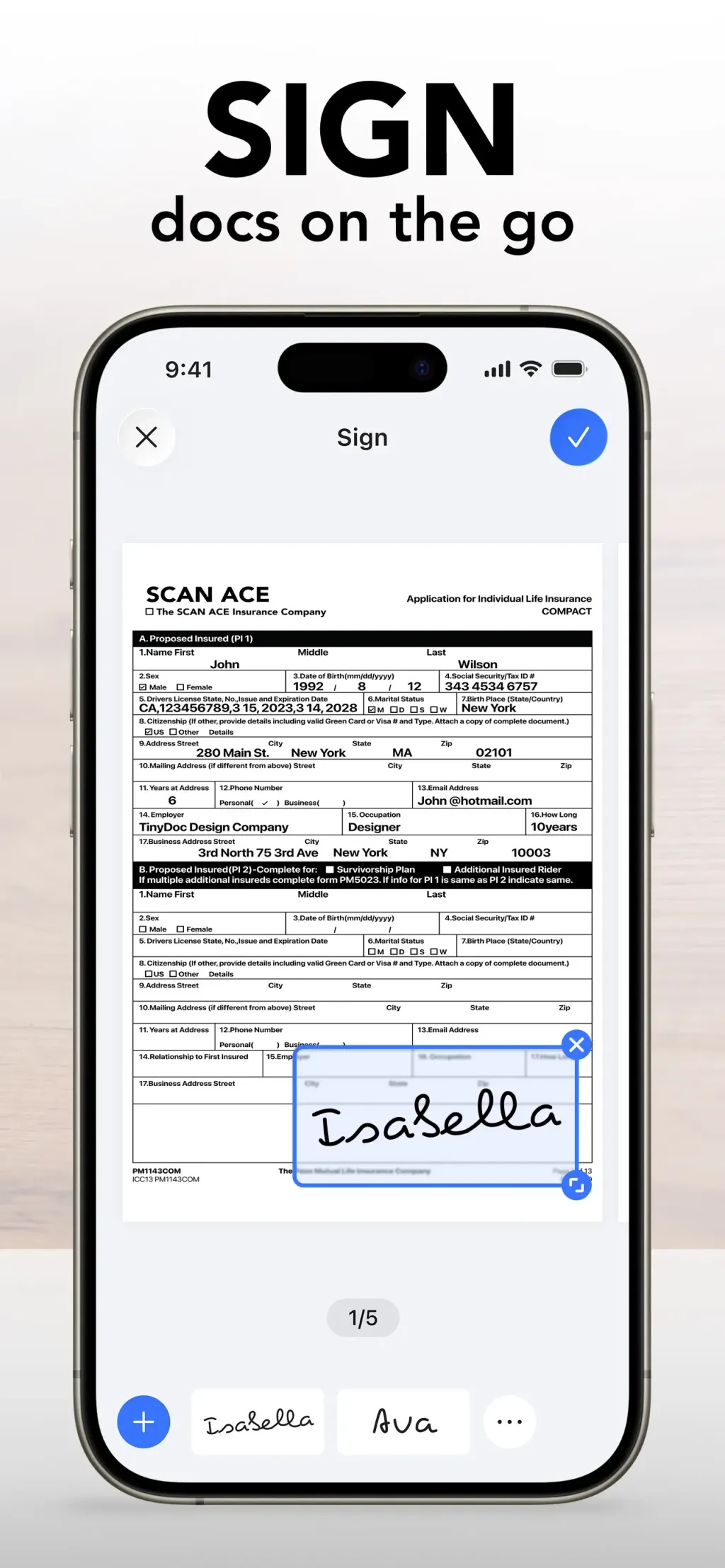 SCAN ACE · PDF Scanner App App Store screenshot 5