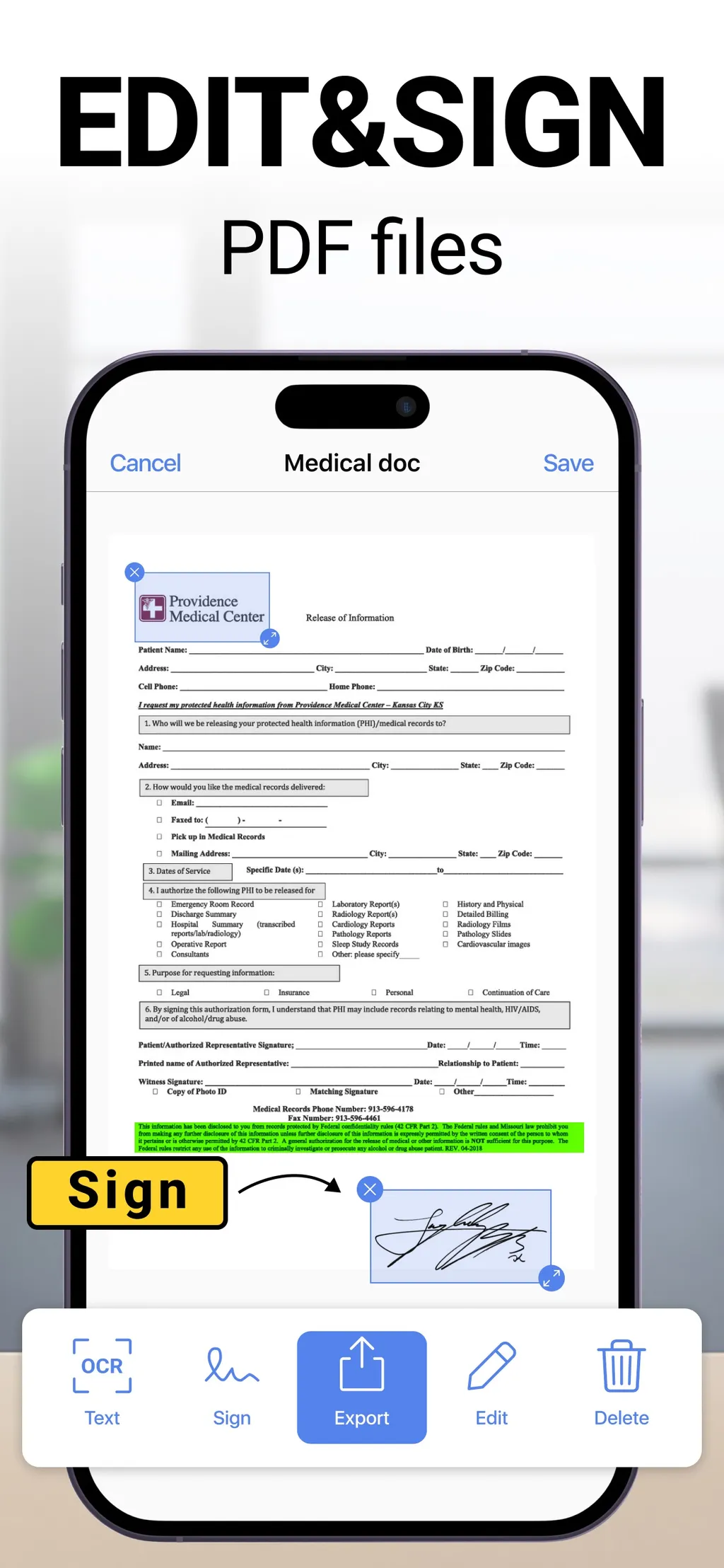 Photo to PDF Convert Scanner + App Store screenshot 4