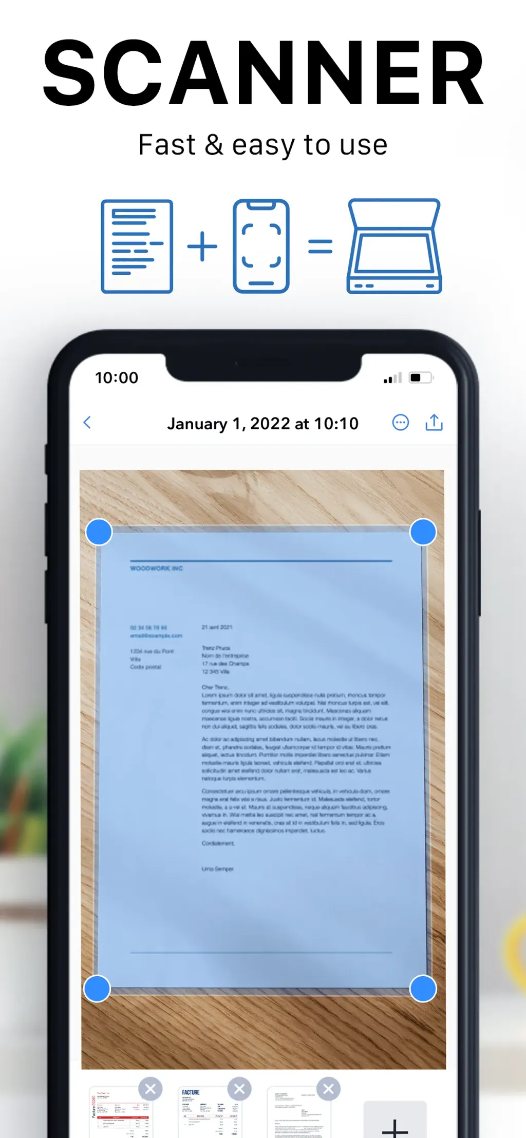 Scanner – Scan PDF & Document App Store screenshot 1