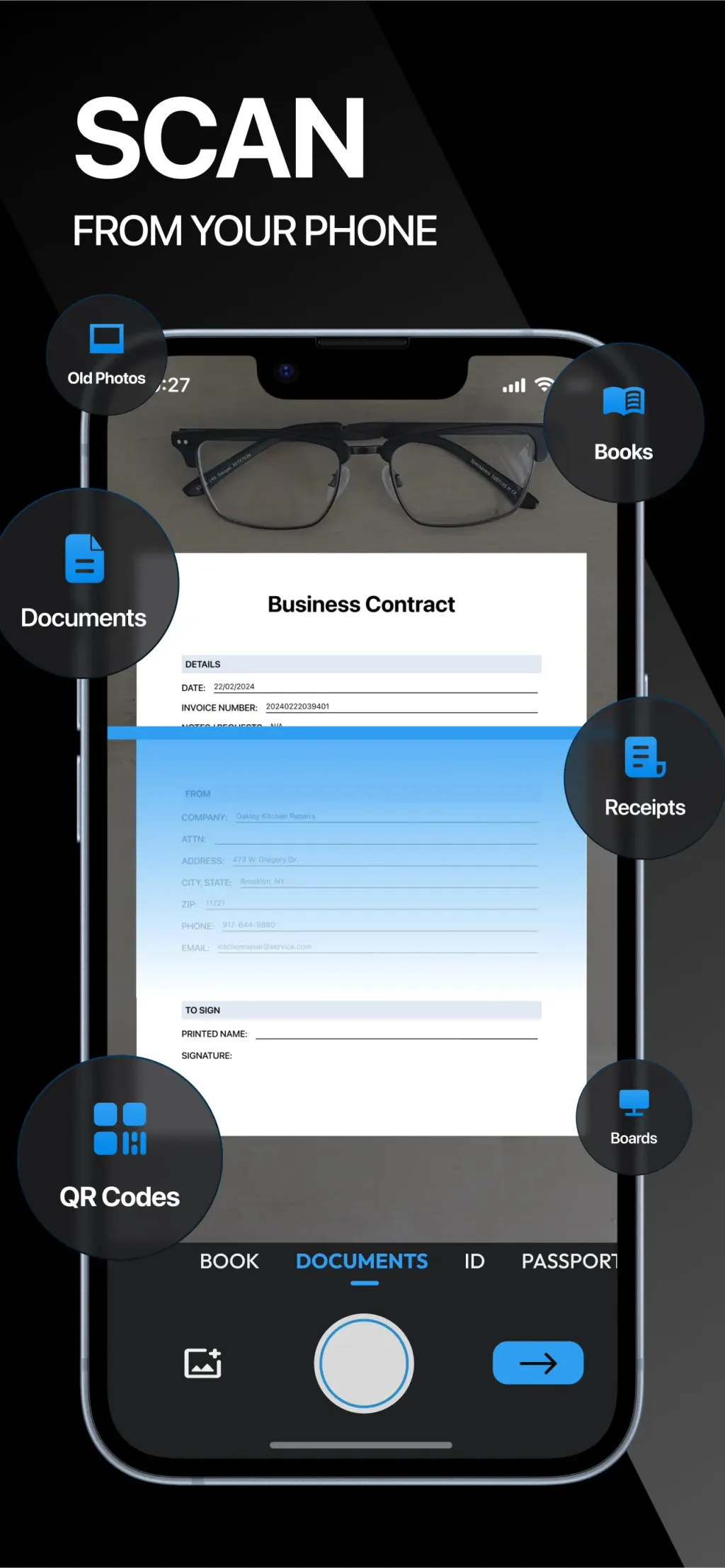 ScanNow: Convert PDF, JPG, Doc App Store screenshot 1