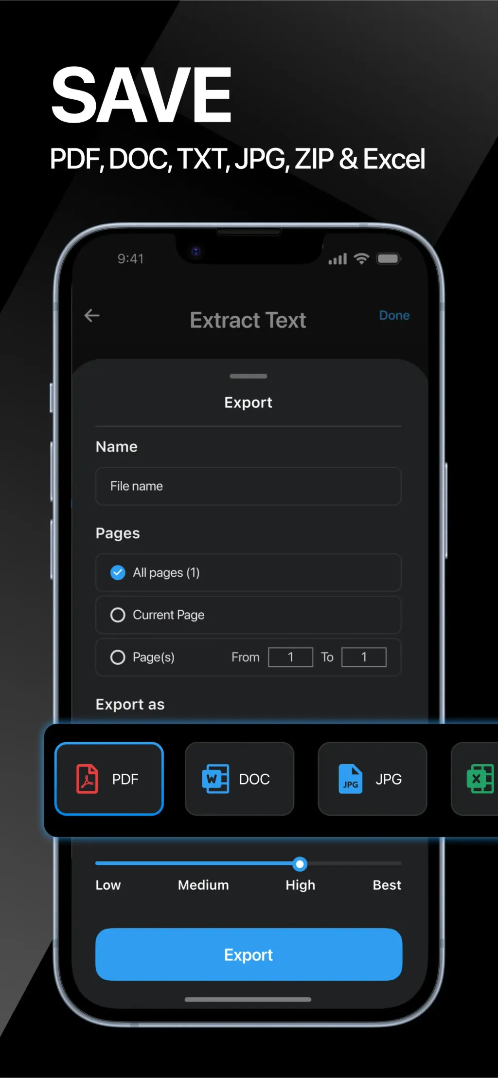 ScanNow: Convert PDF, JPG, Doc App Store screenshot 3