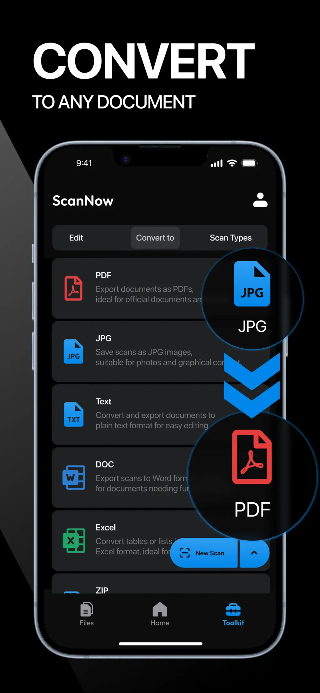 ScanNow: Convert PDF, JPG, Doc App Store screenshot 5