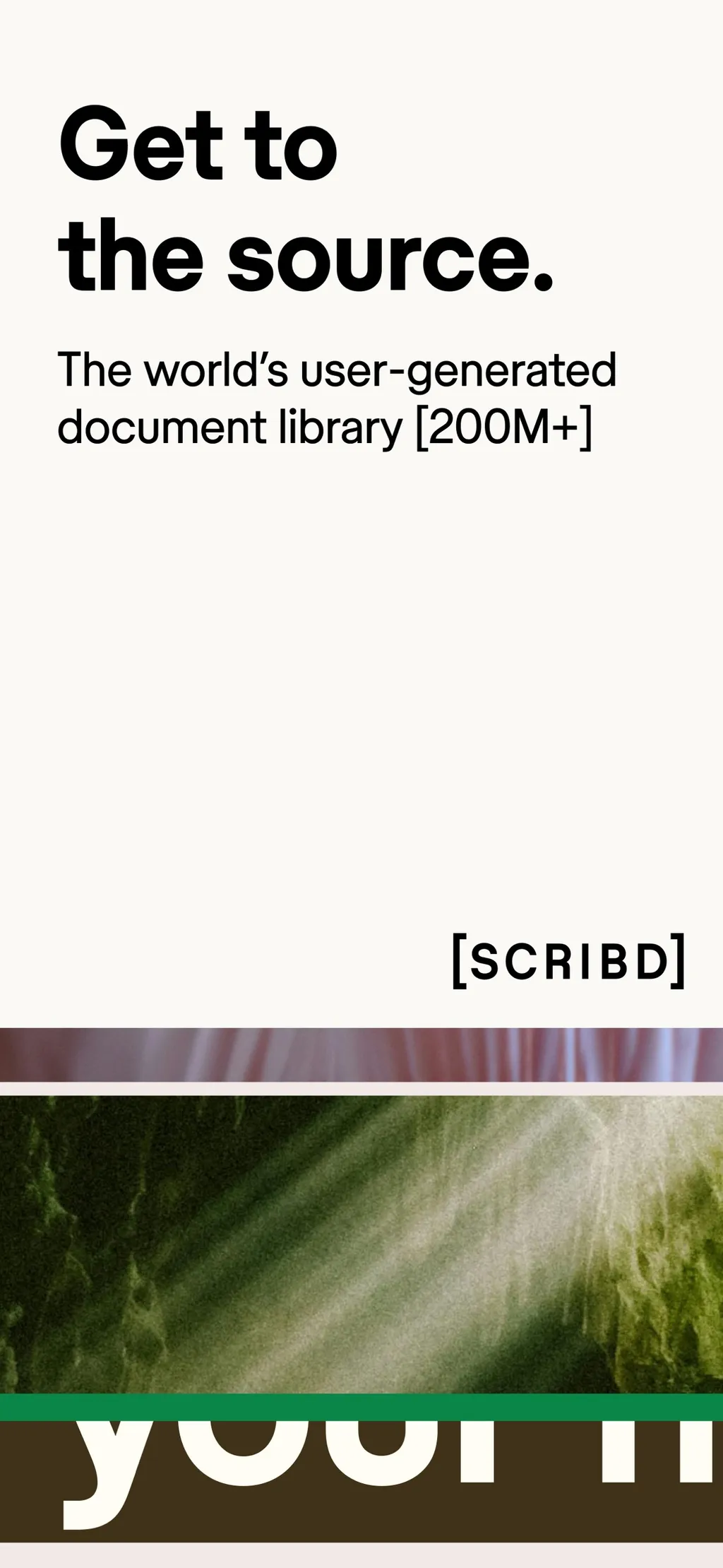 Scribd: 170M+ documents App Store screenshot 1
