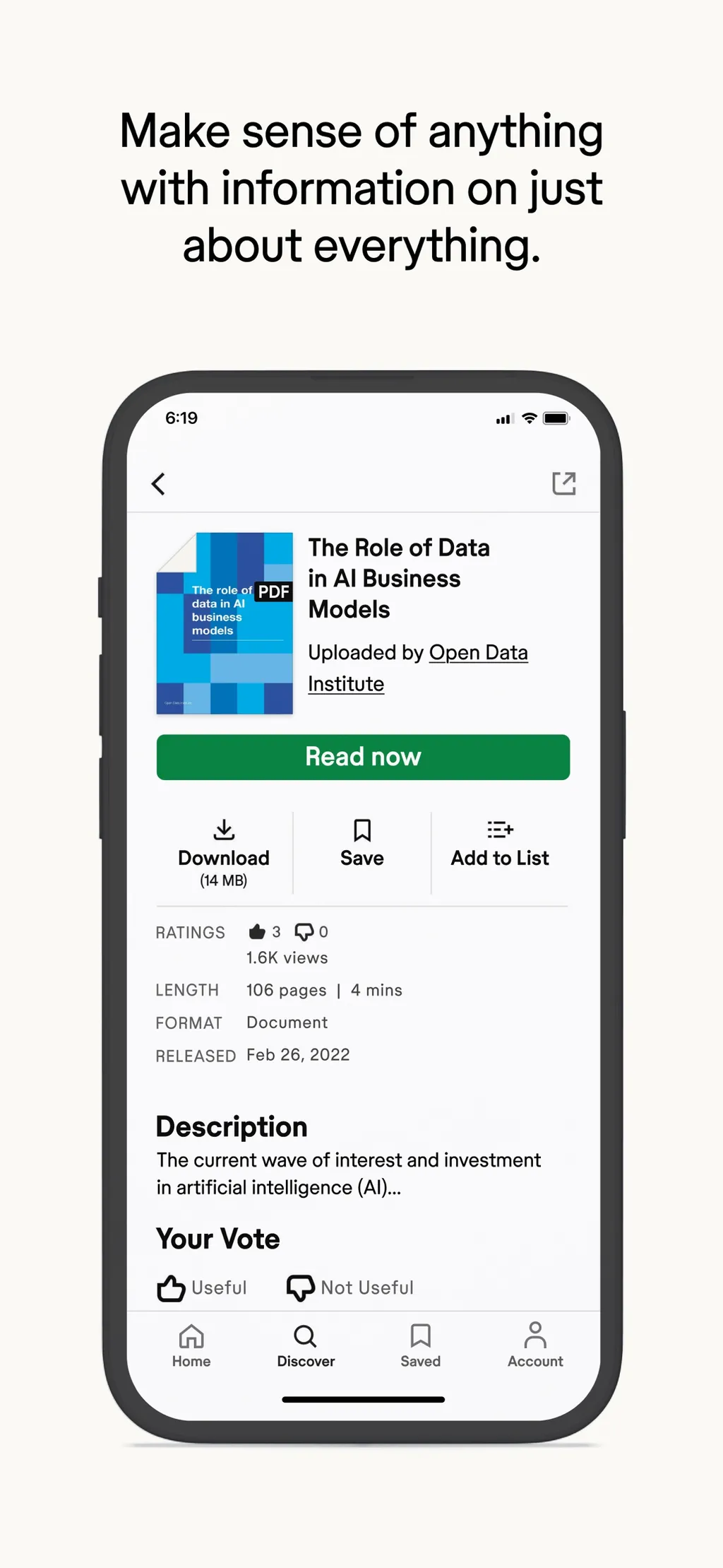 Scribd: 170M+ documents App Store screenshot 3