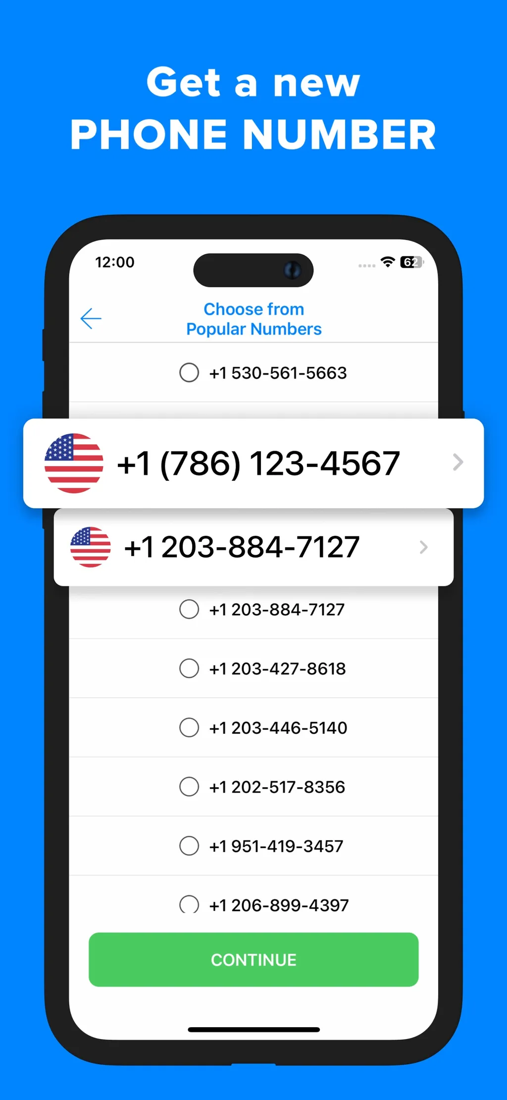 Second Phone Number' App Store screenshot 1