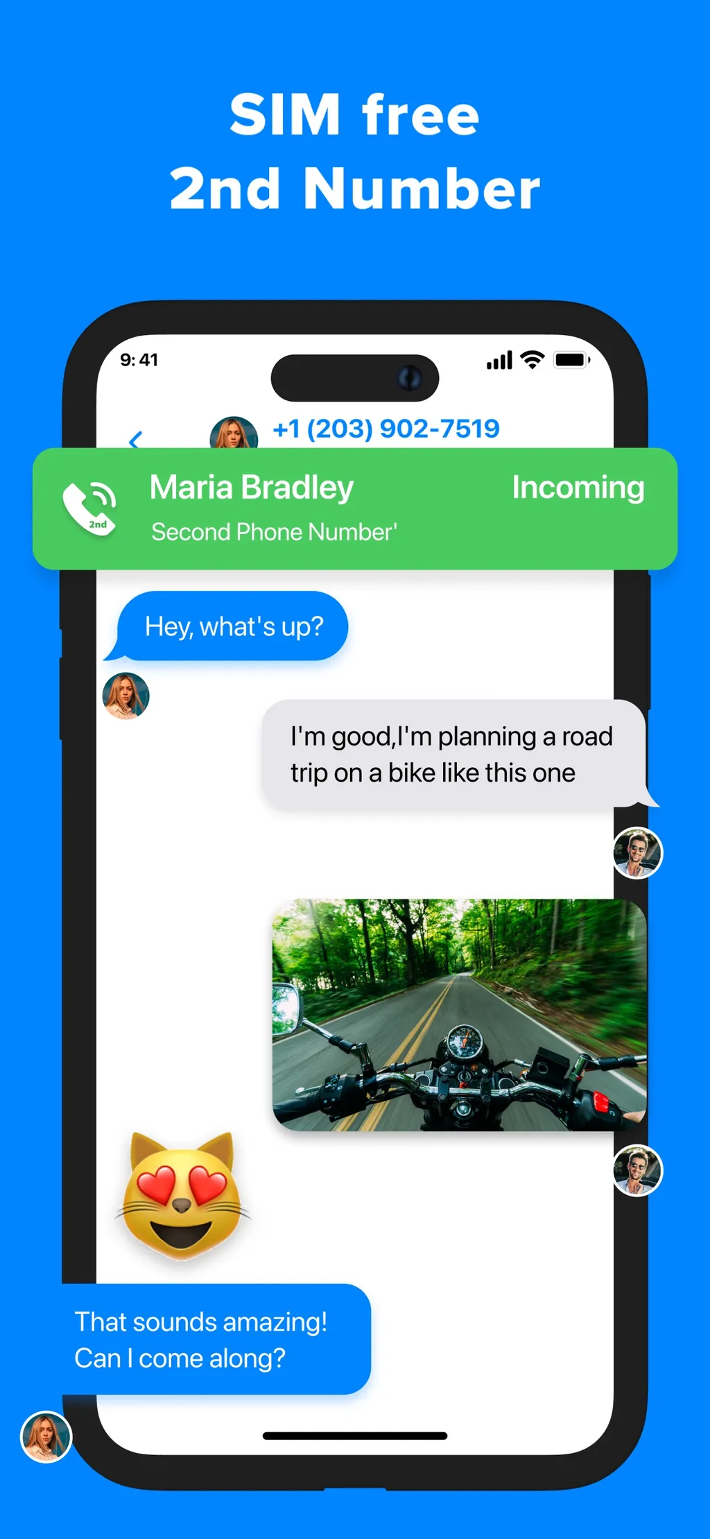 Second Phone Number' App Store screenshot 4